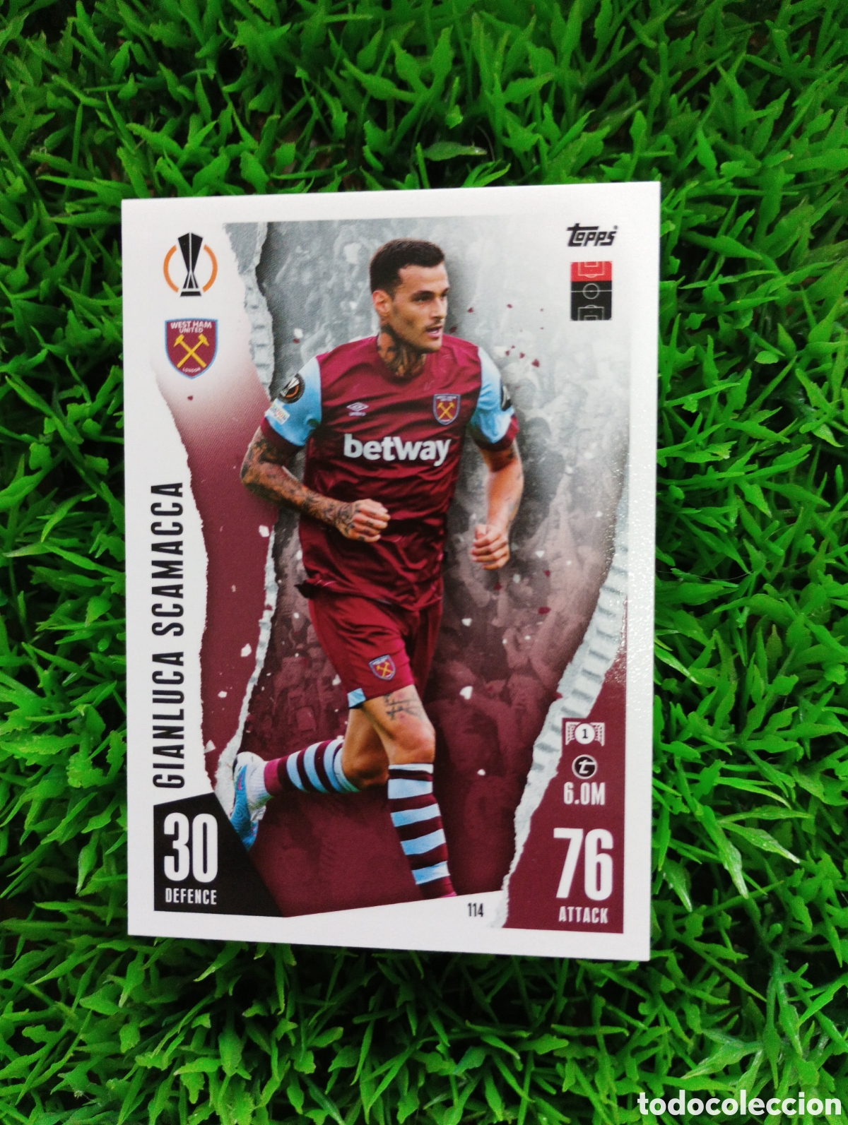 Cromos de F&uacute;tbol: Scamacca West Ham Match Attax 23-24 # 114