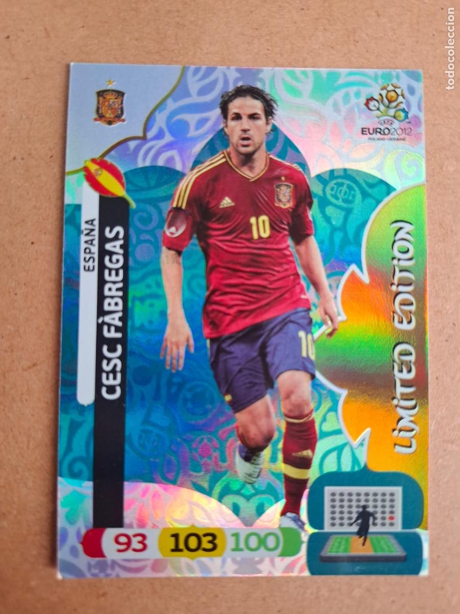 Cromos de F&uacute;tbol: ADRENALYN XL - UEFA EURO 2012 POLAND / UKRAINE - CESC F&Agrave;BREGAS - ESPA&Ntilde;A - LIMITED EDITION