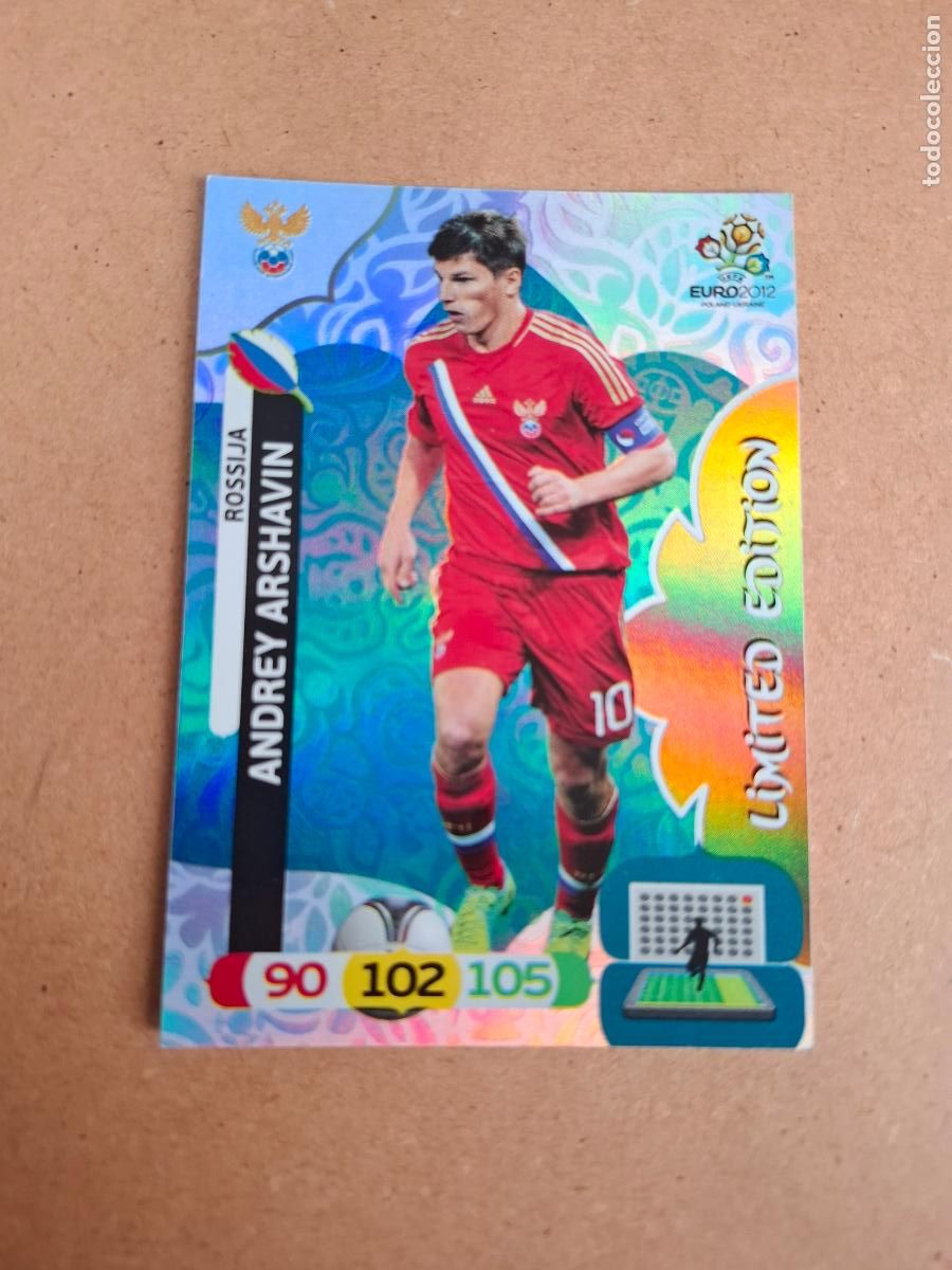 Cromos de F&uacute;tbol: ADRENALYN XL - UEFA EURO 2012 POLAND / UKRAINE - ANDREY ARSHAVIN - RUSIA - LIMITED EDITION