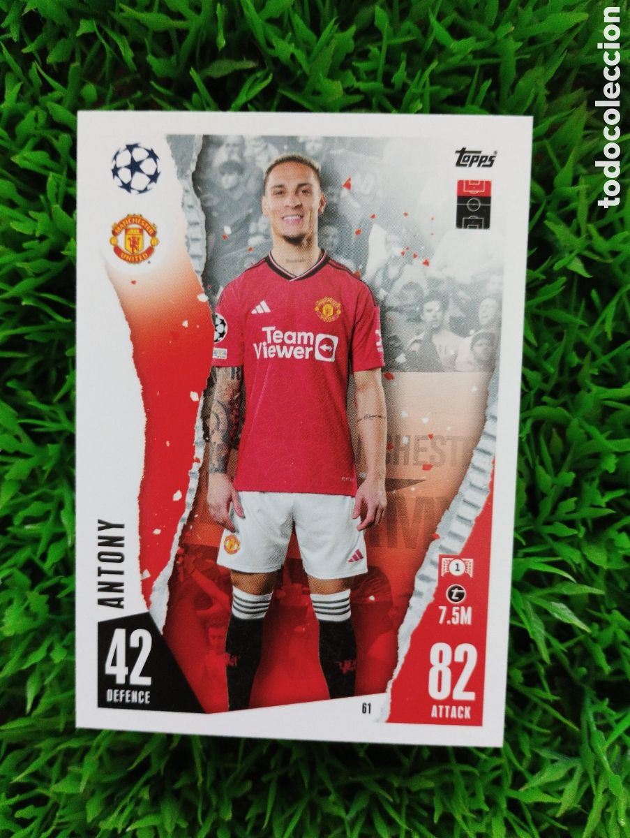 Cromos de f&uacute;tbol: Antony Manchester United Match Attax 23-24 # 61