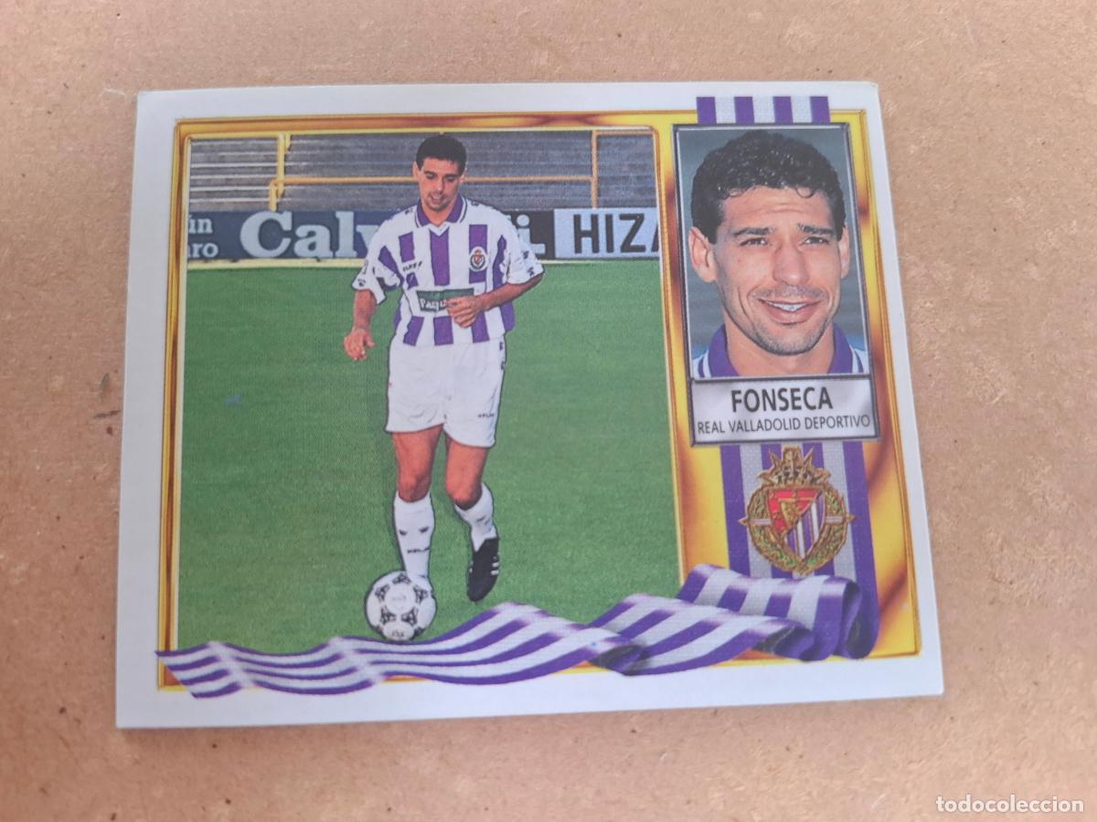 Cromos de Futebol: ESTE 95 96 1995 1996 - FONSECA ( PUBLICIDAD PARQUESOL ) - REAL VALLADOLID ( NUNCA PEGADO )