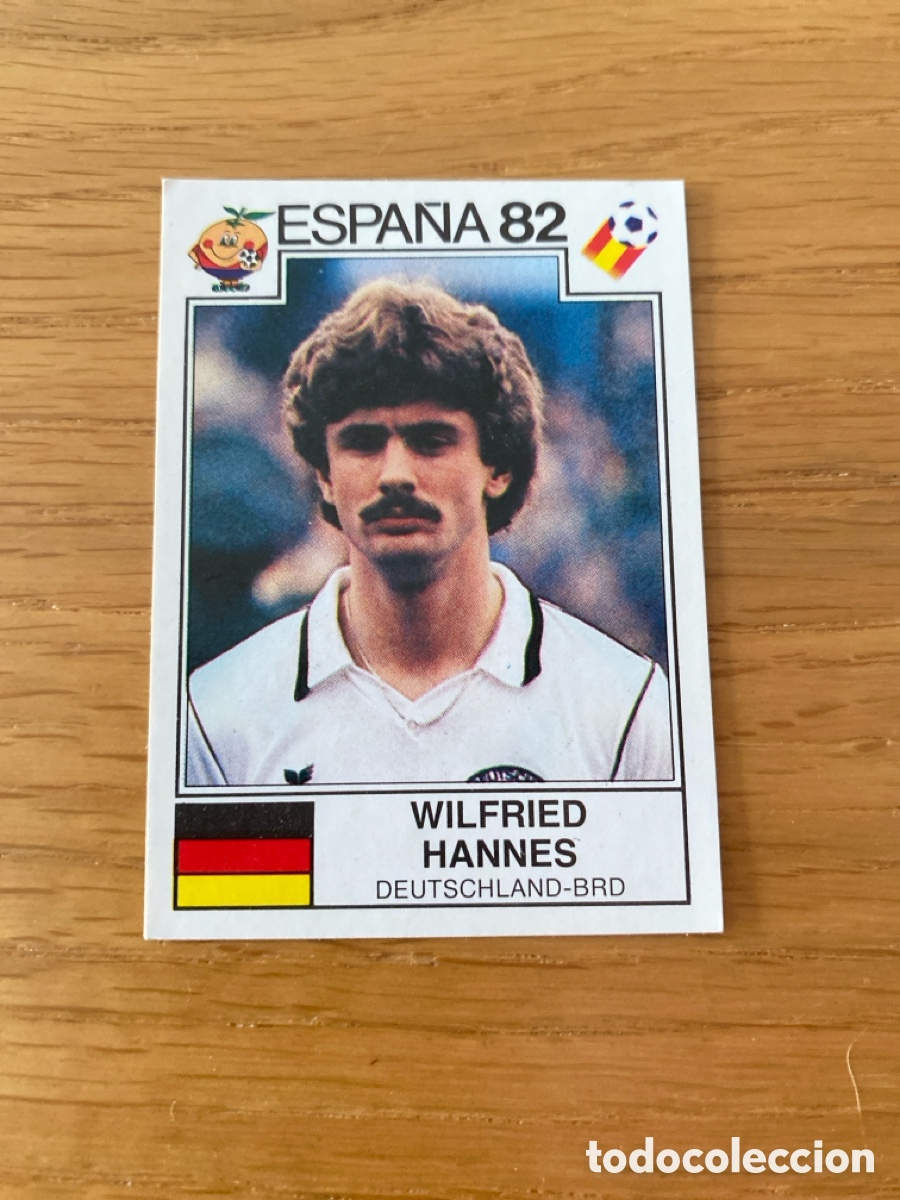 Cromos de F&uacute;tbol: Cromo panini mundial Espa&ntilde;a 82 n&uacute;mero 115 Hannes - Sticker album world cup Spain 1982