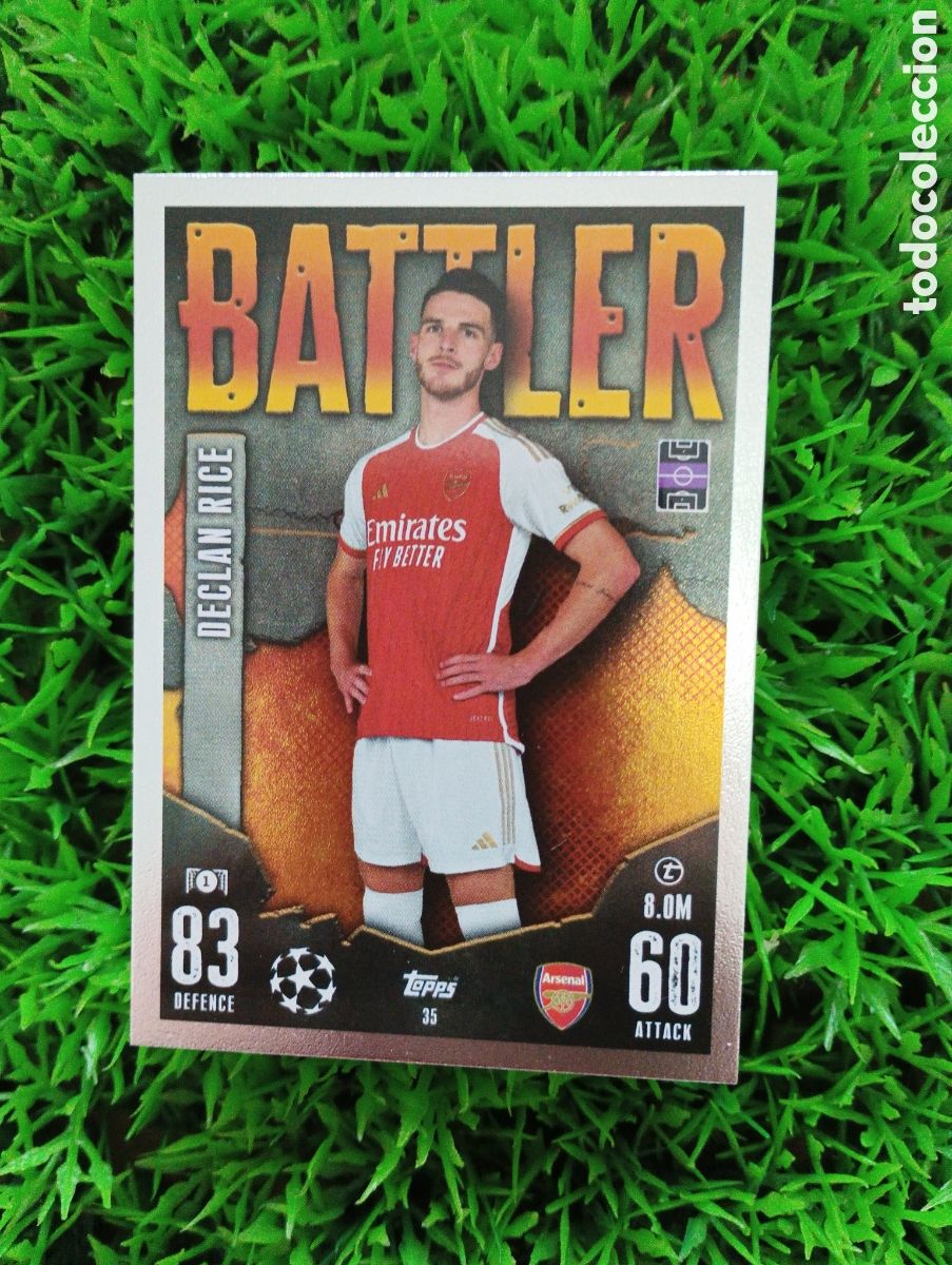 Figurine di Calcio: Rice Arsenal BATTLER Match Attax 23-24 # 35