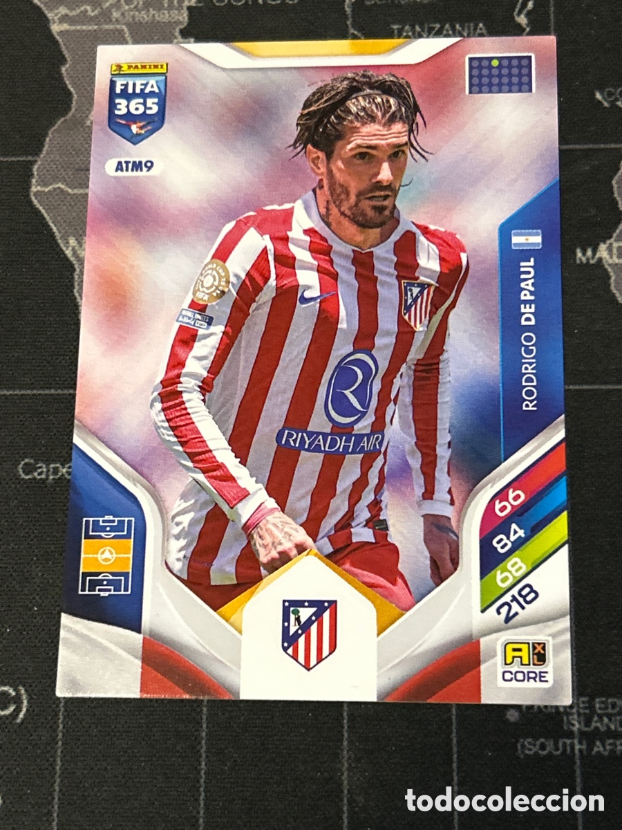 Cromos de F&uacute;tbol: ATM9 RODRIGO DE PAUL (ATLETICO MADRID) PANINI ADRENALYN XL FIFA 365 2026 26