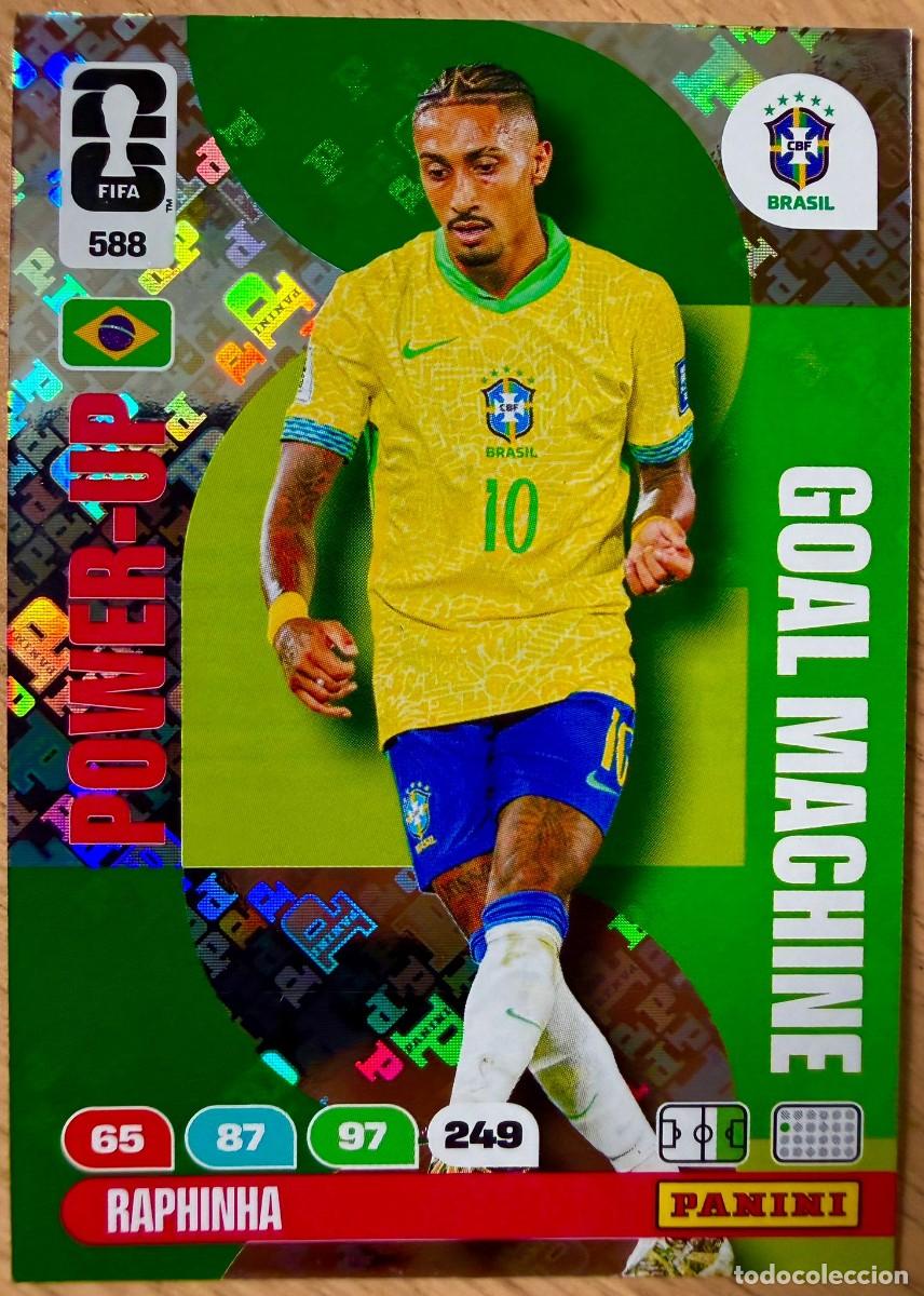 Cromos de Futebol: 588 RAPHINHA BRASIL GOAL MACHINE MUNDIAL 2026 WORLD CUP 26 ADRENALYN PANINI CARTA FIFA