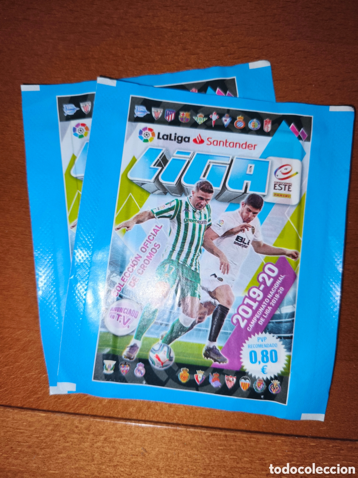 Figurine di Calcio: Lote 10 sobres de 4a Edici&oacute;n liga este 19/20