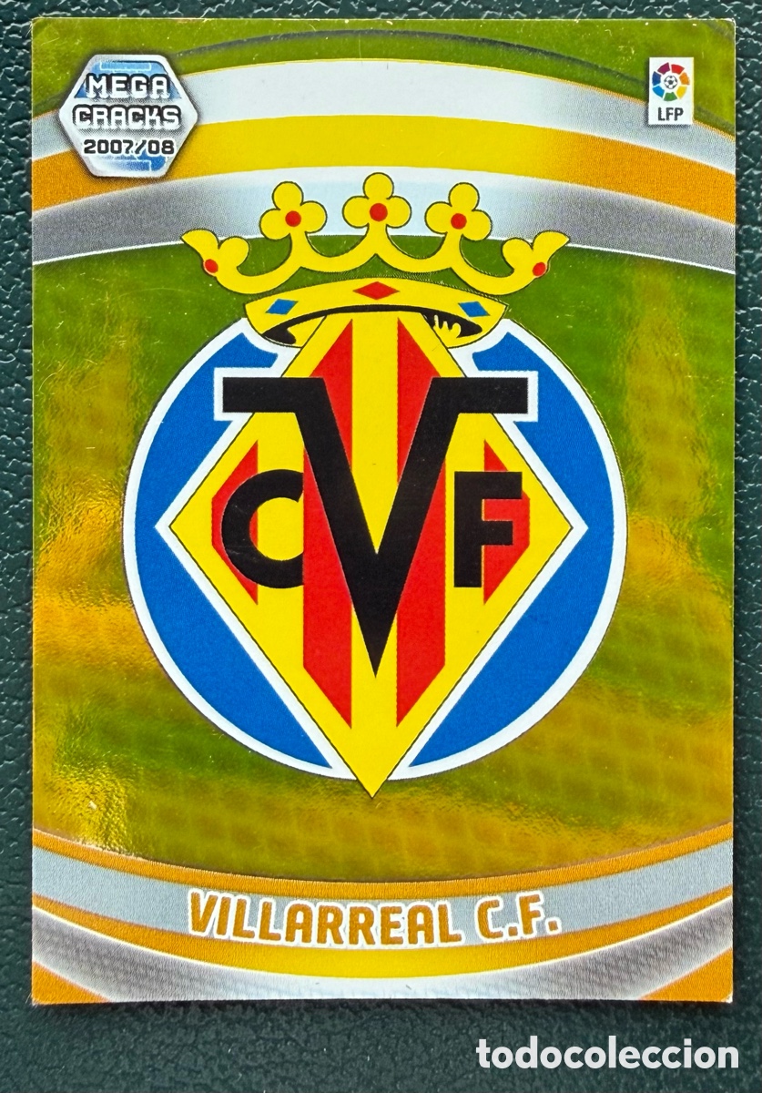 Cartes &agrave; collectionner de Football: 325 ESCUDO VILLARREAL CF FICHAS ALBUM MEGACRACKS 2007 2008 07 08