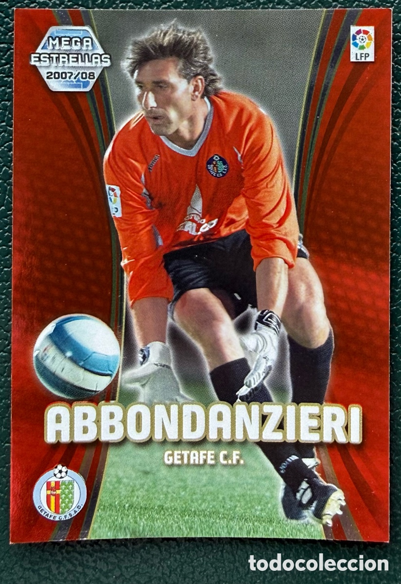 Cromos de F&uacute;tbol: 362 ABBONDANZIERI GETAFE CF BRILLO FICHAS ALBUM MEGACRACKS 2007 2008