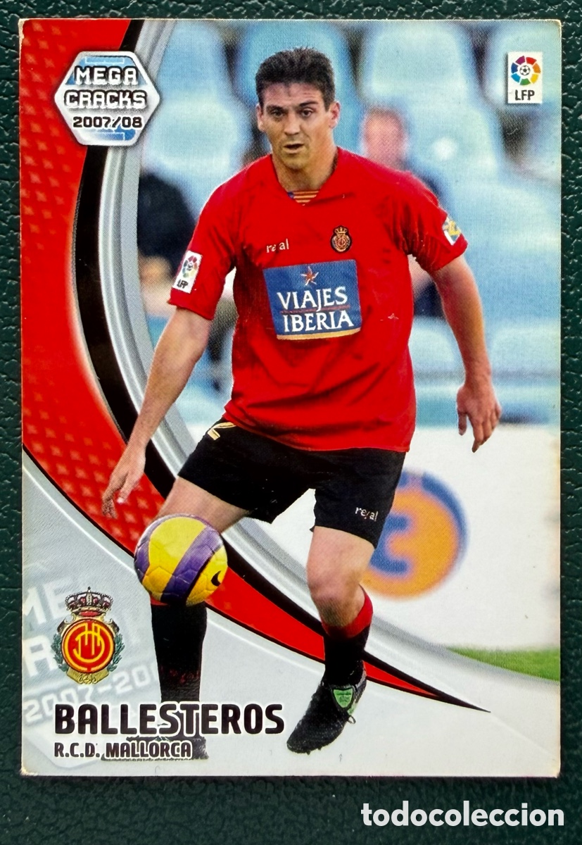 Cartes &agrave; collectionner de Football: 187 BALLESTEROS RCD MALLORCA FICHAS ALBUM MEGACRACKS 2007 2008 07 08