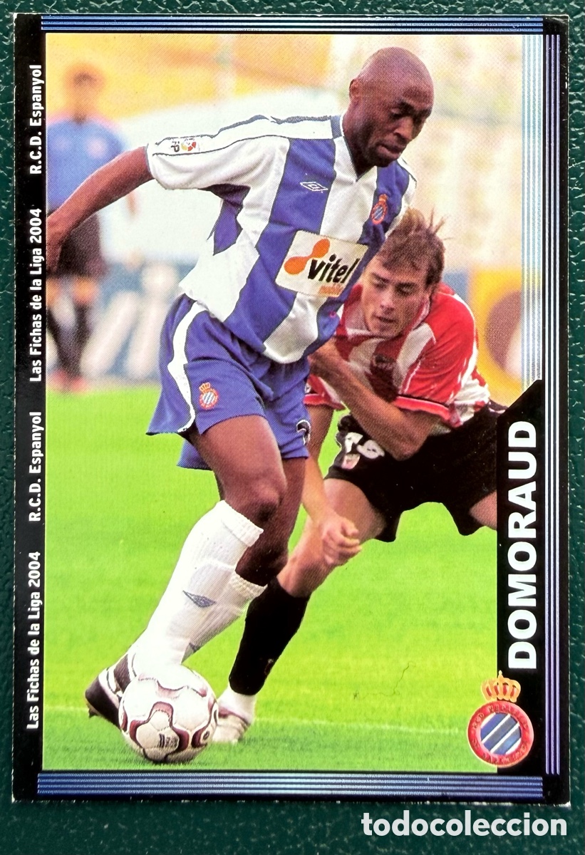 Fu&szlig;ball-Sticker: 442 DOMORAUD RCD ESPANYOL FICHAS ALBUM MUNDICROMO 2003 2004 03 04