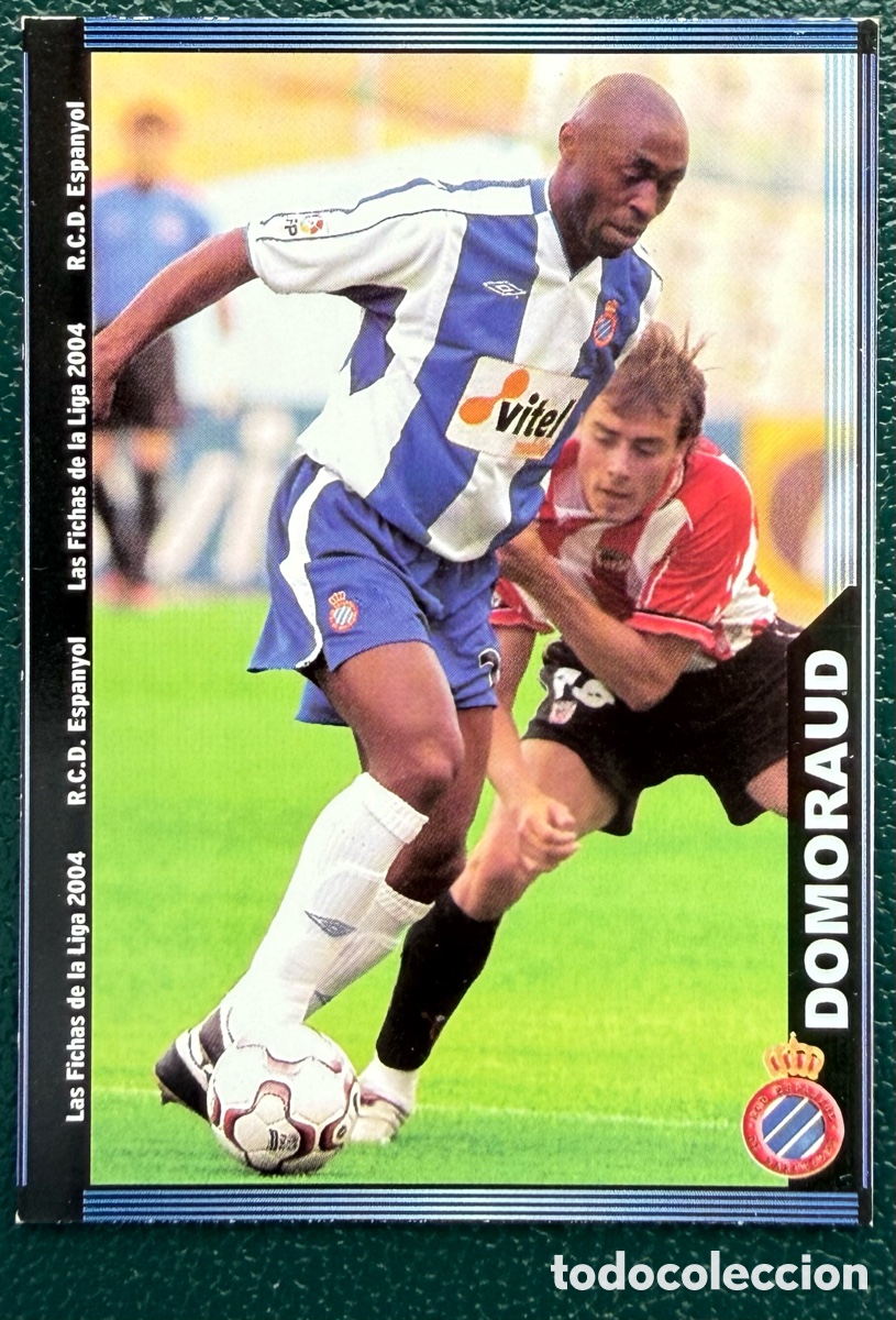 Fu&szlig;ball-Sticker: 442 DOMORAUD RCD ESPANYOL FICHAS ALBUM MUNDICROMO 2003 2004 03 04