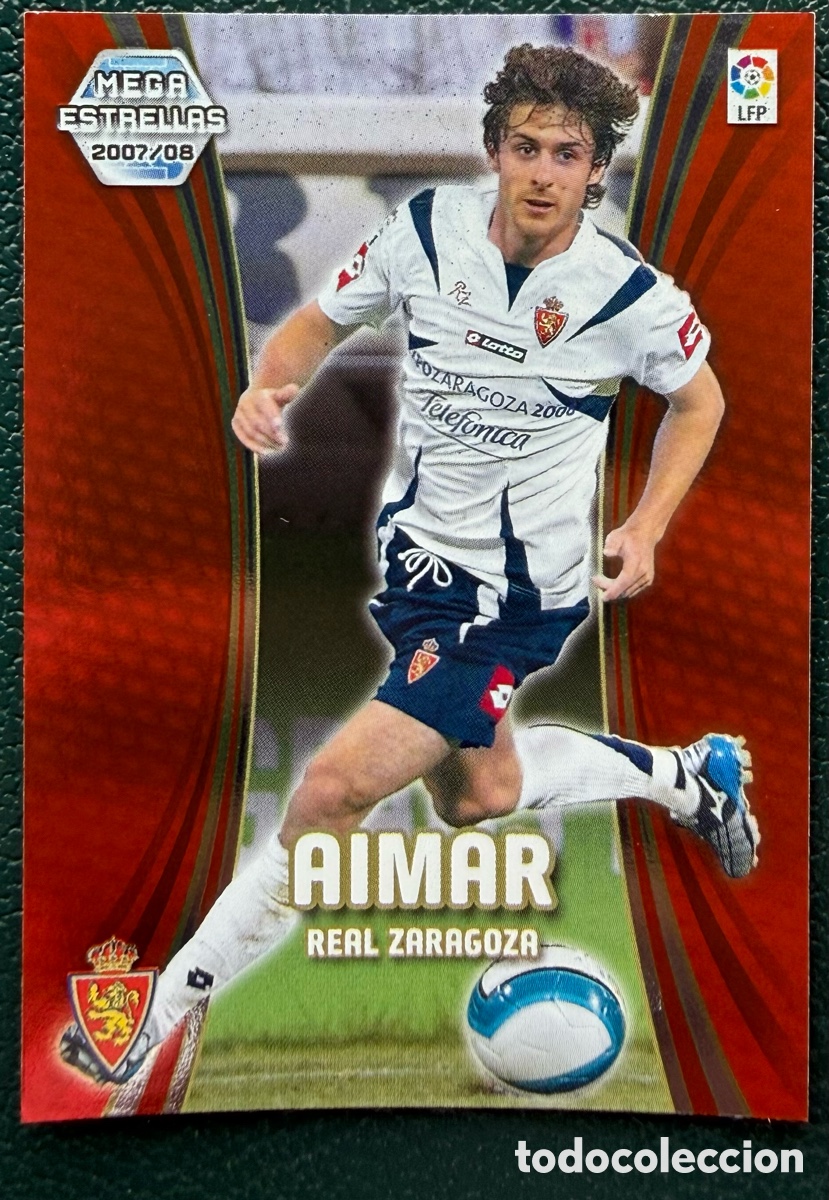 Cromos de Futebol: 375 AIMAR REAL ZARAGOZA MEGA ESTRELLAS FICHAS ALBUM MEGACRACKS 2007 2008 07 08