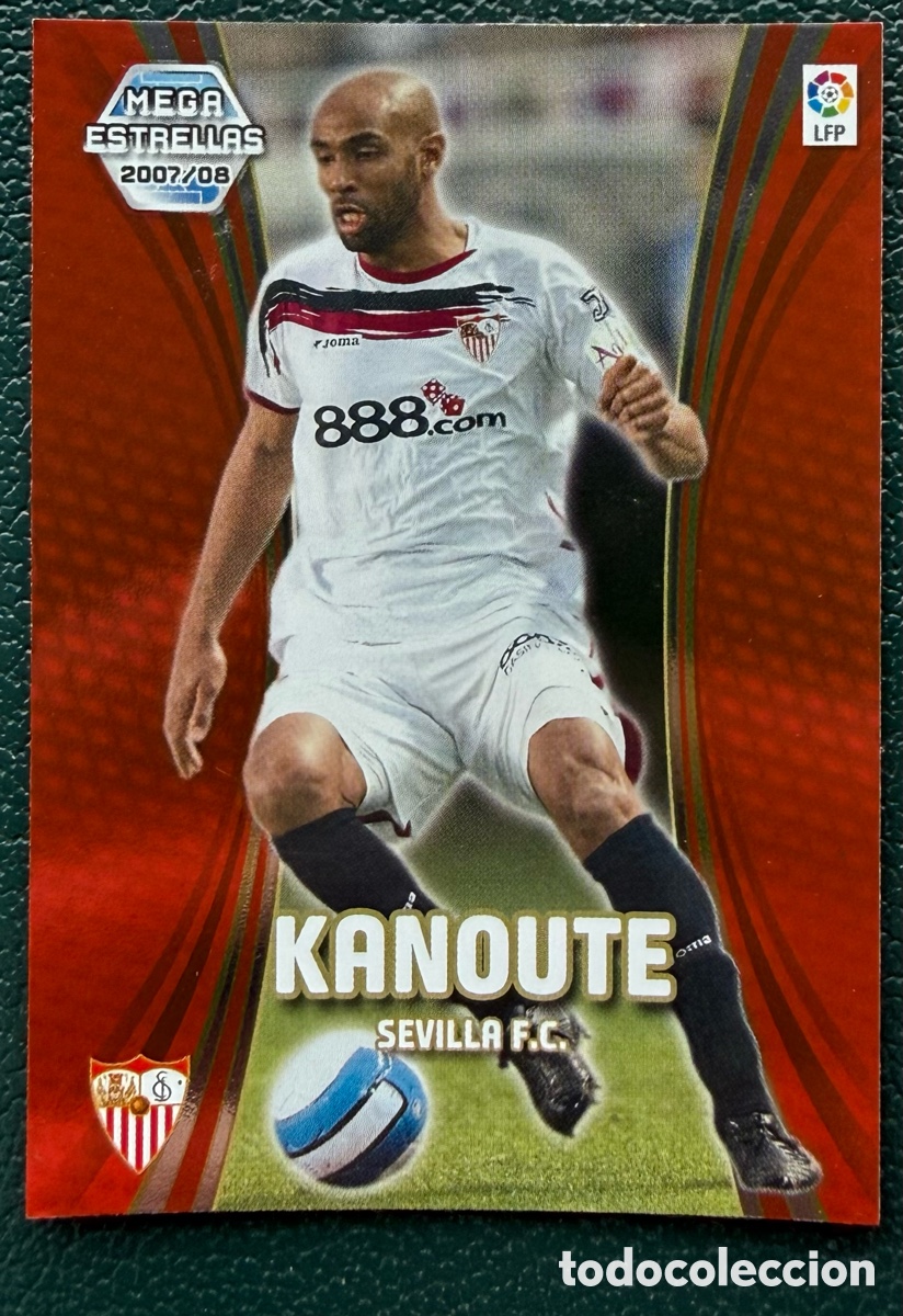 Cromos de f&uacute;tbol: 386 KANOUTE SEVILLA FC MEGA ESTRELLAS FICHAS ALBUM MEGACRACKS 2007 2008 07 08