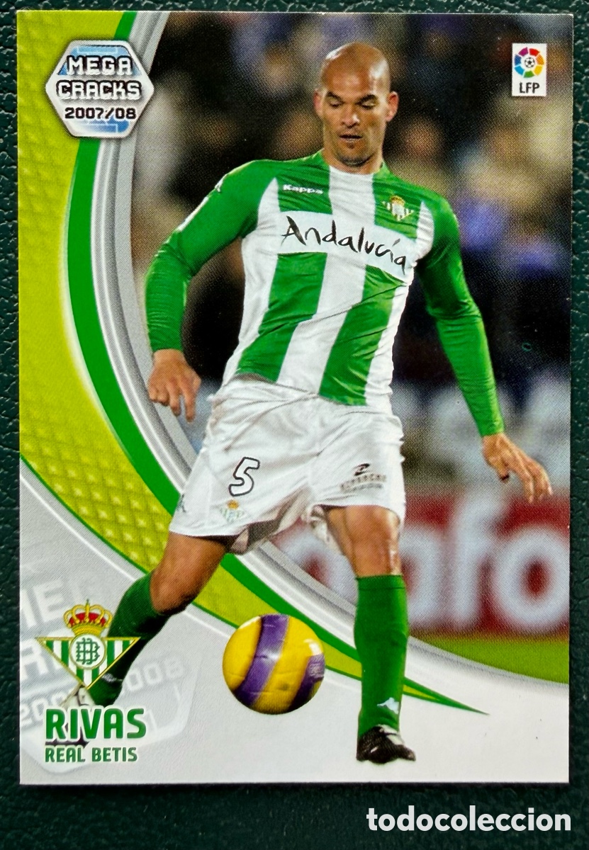 Cromos de Futebol: 78 RIVAS REAL BETIS FICHAS ALBUM MEGACRACKS 2007 2008 07 08