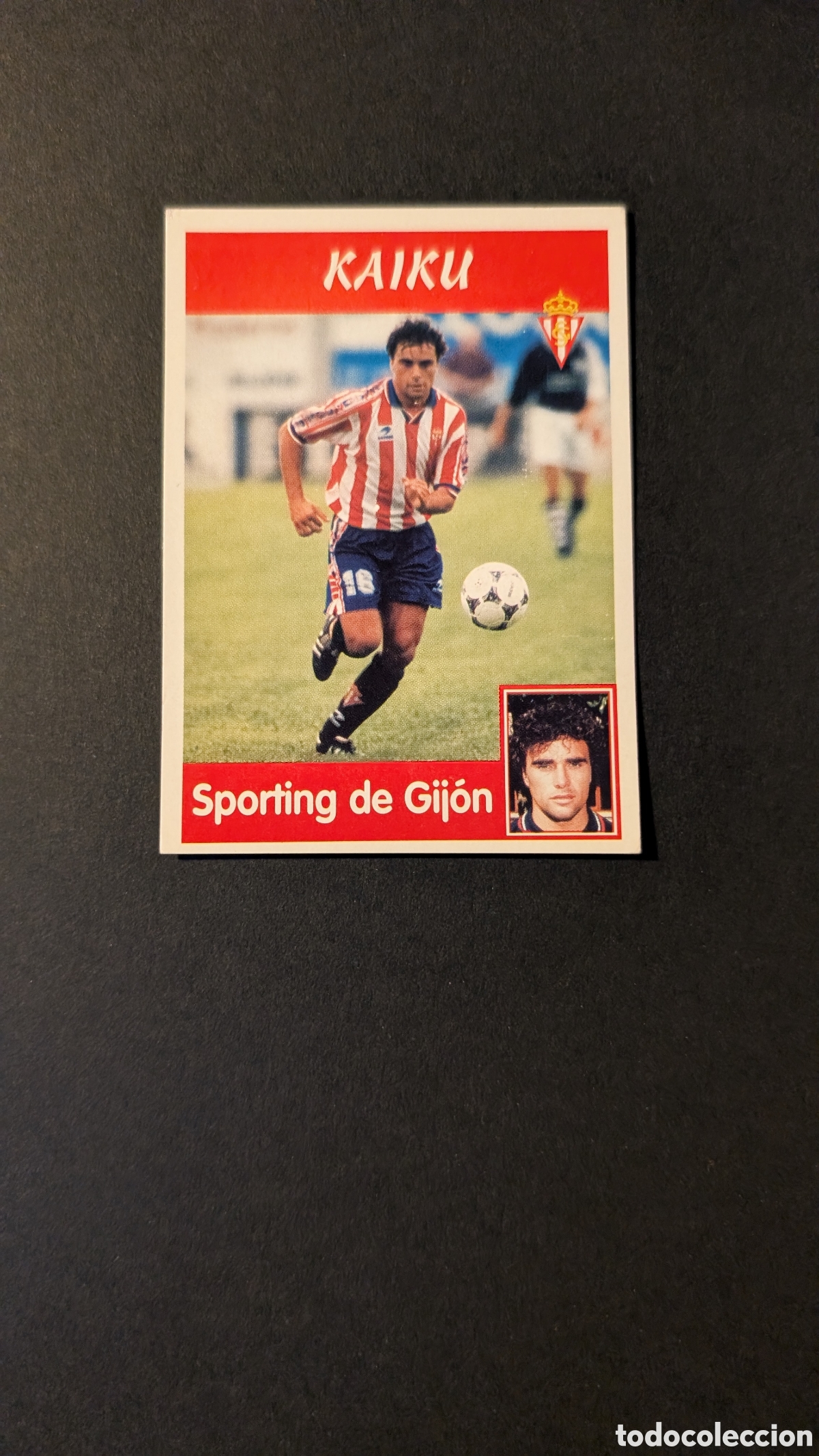 Cromos de F&uacute;tbol: KAIKU SPORTING GIJON 239A PANINI LIGA 1997/98 97 98 NUNCA PEGADO SIN PEGAR