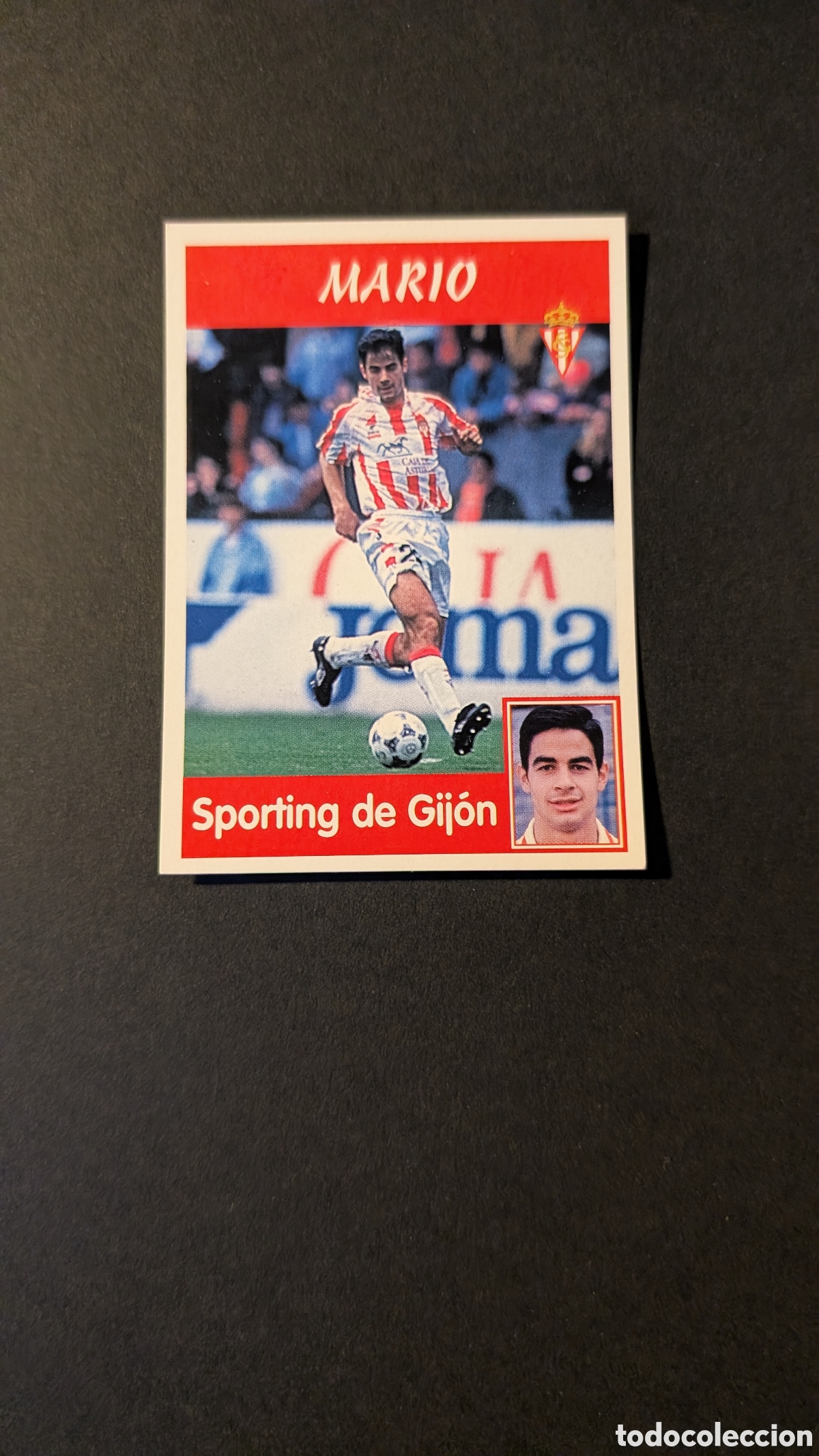 Cromos de F&uacute;tbol: MARIO 235 SPORTING GIJON PANINI LIGA 1997/98 97 98 NUNCA PEGADO SIN PEGAR