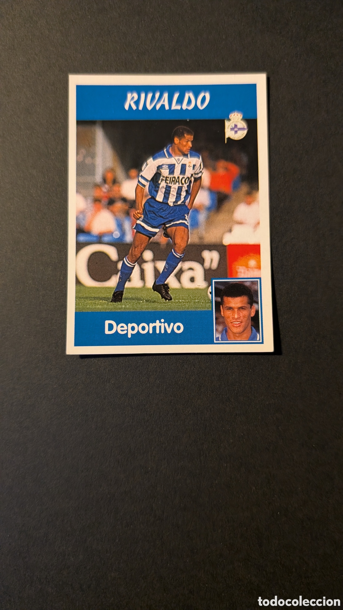 Cromos de F&uacute;tbol: RIVALDO DEPORTIVO 45 PANINI LIGA 1997/98 97 98 NUNCA PEGADO SIN PEGAR