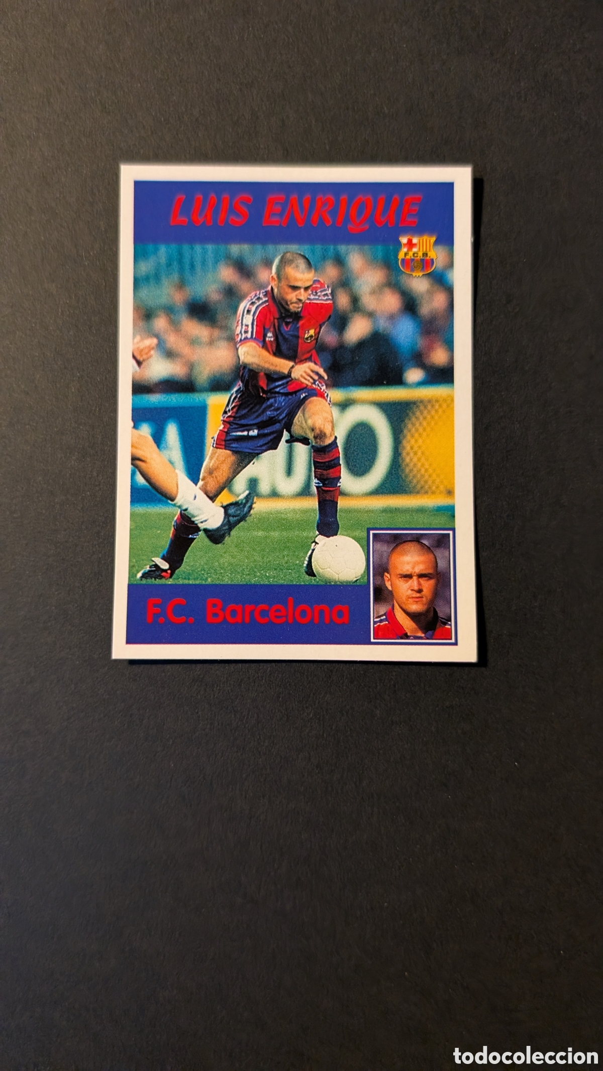 Figurine di Calcio: LUIS ENRIQUE 26 BARCELONA PANINI LIGA 1997/98 97 98 NUNCA PEGADO SIN PEGAR