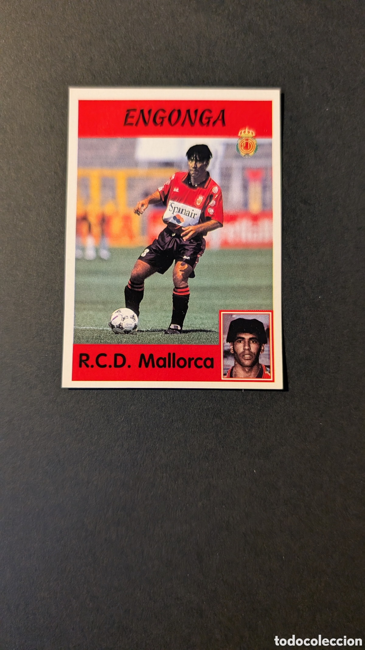 Fu&szlig;ball-Sticker: ENGONGA 313 MALLORCA PANINI LIGA 1997/98 97 98 NUNCA PEGADO SIN PEGAR