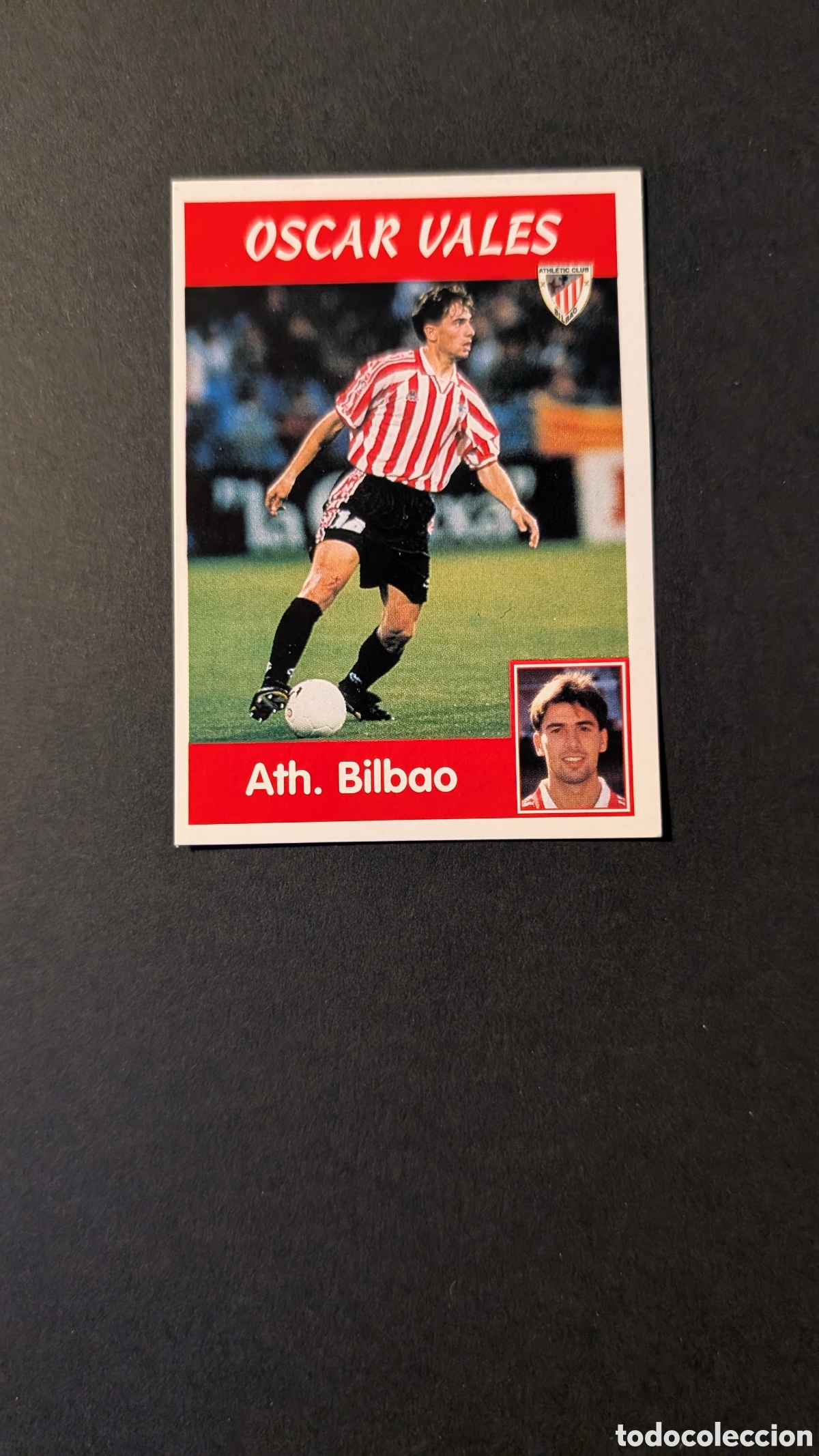 Football Stickers: OSCAR VALES 82 BILBAO PANINI LIGA 1997/98 97 98 NUNCA PEGADO SIN PEGAR
