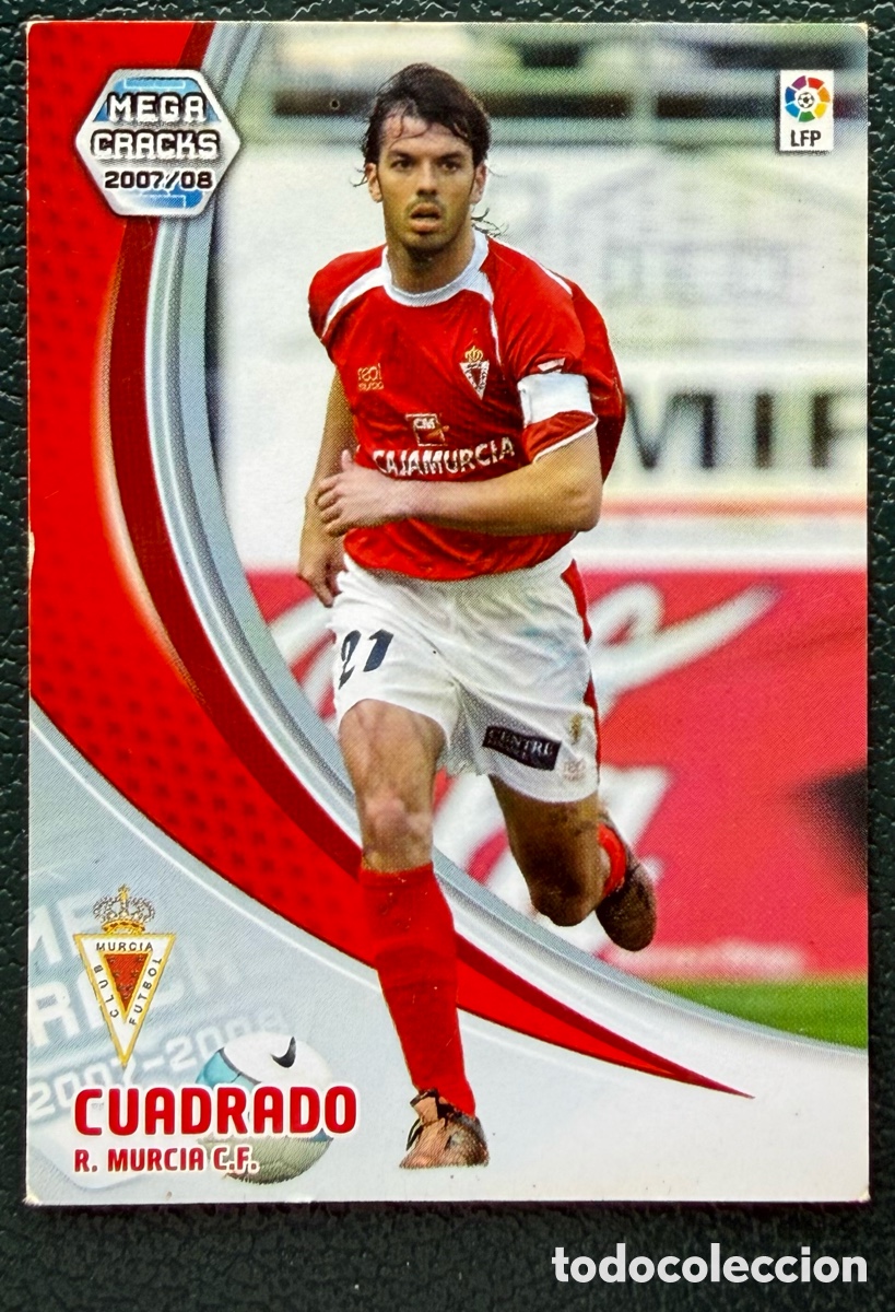 Cartes &agrave; collectionner de Football: 202 IBAN CUADRADO REAL MURCIA C.F. MEGACRACKS 2007 2008 PANINI 07/08