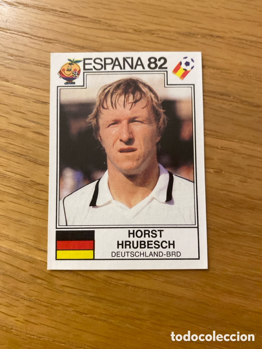 Cromos de F&uacute;tbol: Cromo panini mundial Espa&ntilde;a 82 n&uacute;mero 126 Hrubesch - Sticker album world cup Spain 1982