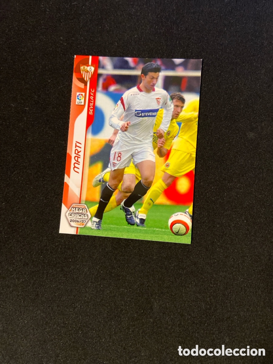 Fu&szlig;ball-Sticker: MARTI 279 (SEVILLA) PANINI MEGACRACKS 2006-2007 06 07 CROMO CARTA M-3