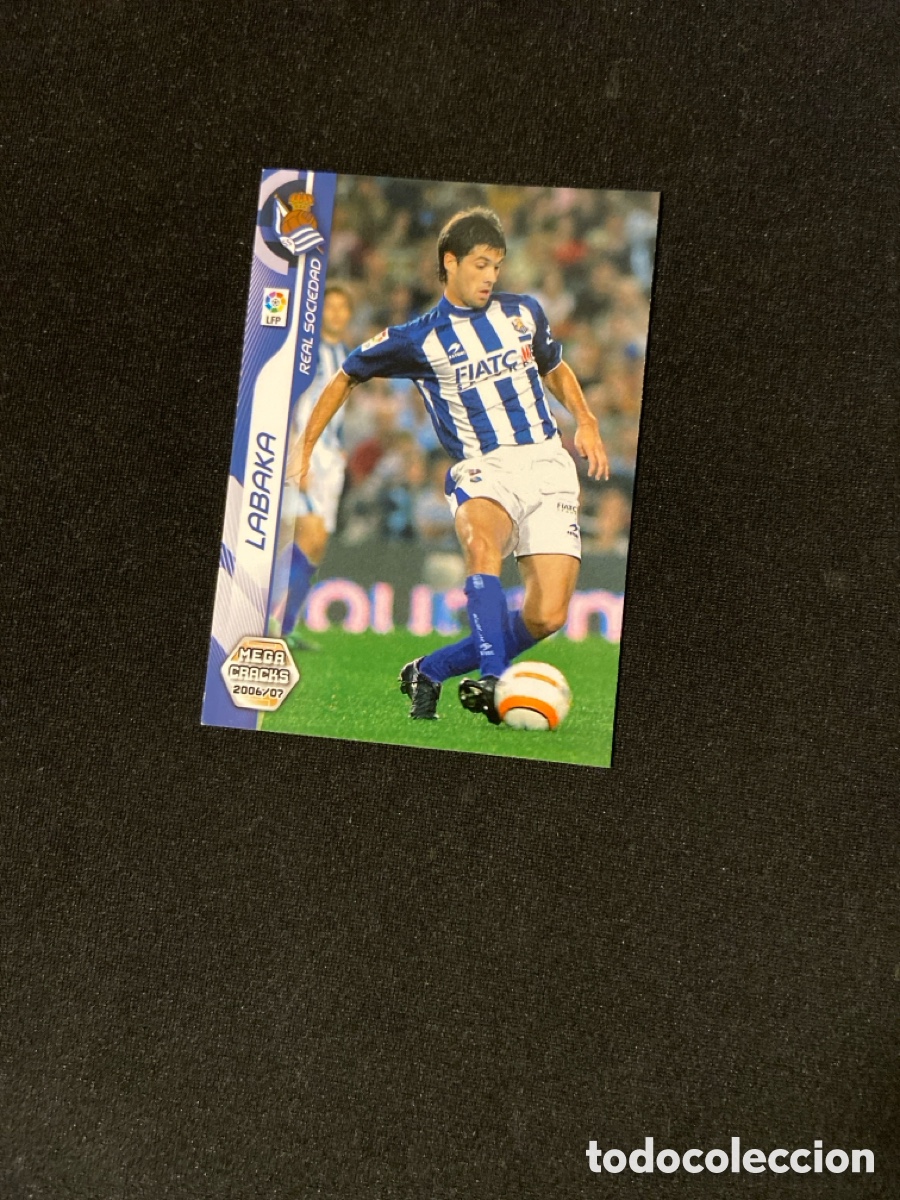 Cromos de F&uacute;tbol: LABAKA 292 (REAL SOCIEDAD) PANINI MEGACRACKS 2006-2007 06 07 CROMO CARTA M-3