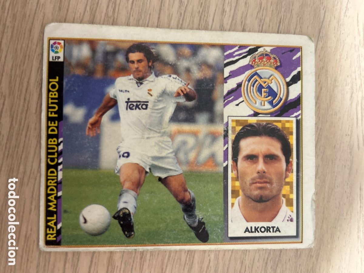 Cromos de Futebol: ALKORTA BAJA REAL MADRID LIGA ESTE 1997/98 97 98 NUNCA PEGADO SOBADO