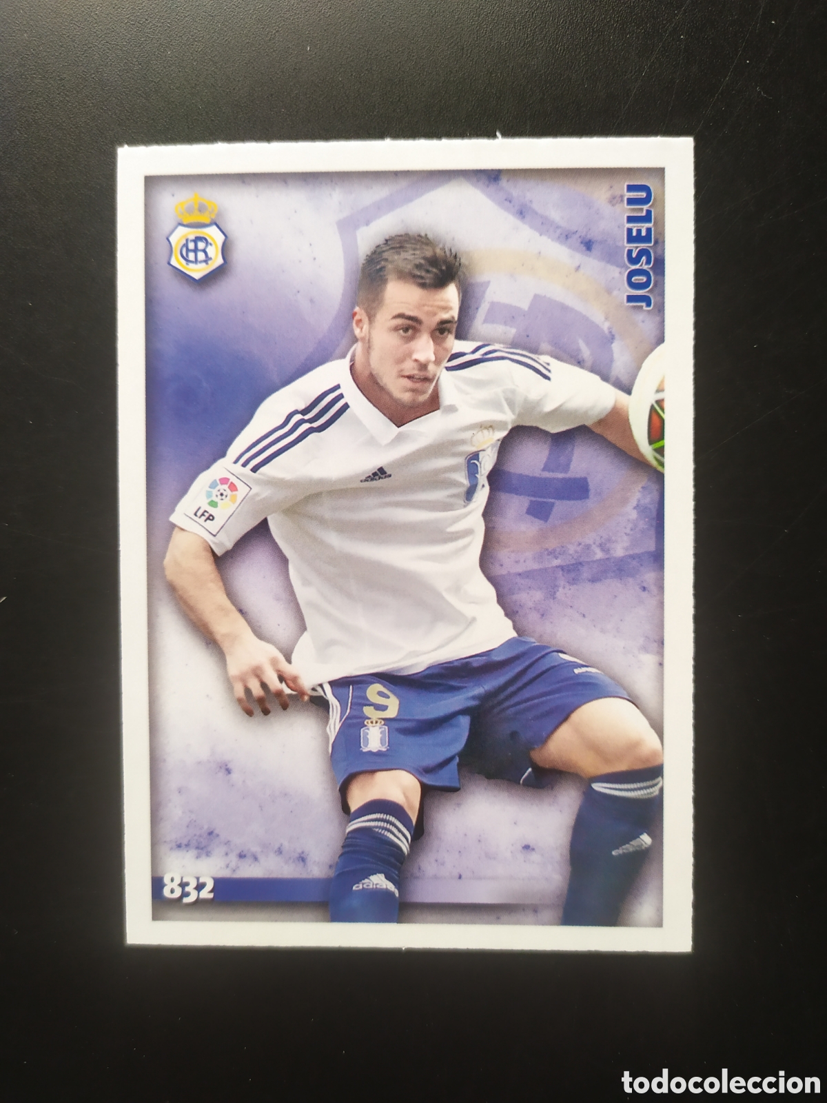 Fu&szlig;ball-Sticker: Mundicromo fichas Liga 2014 2015 14 15 Joselu n&deg; 832 Recreativo Huelva