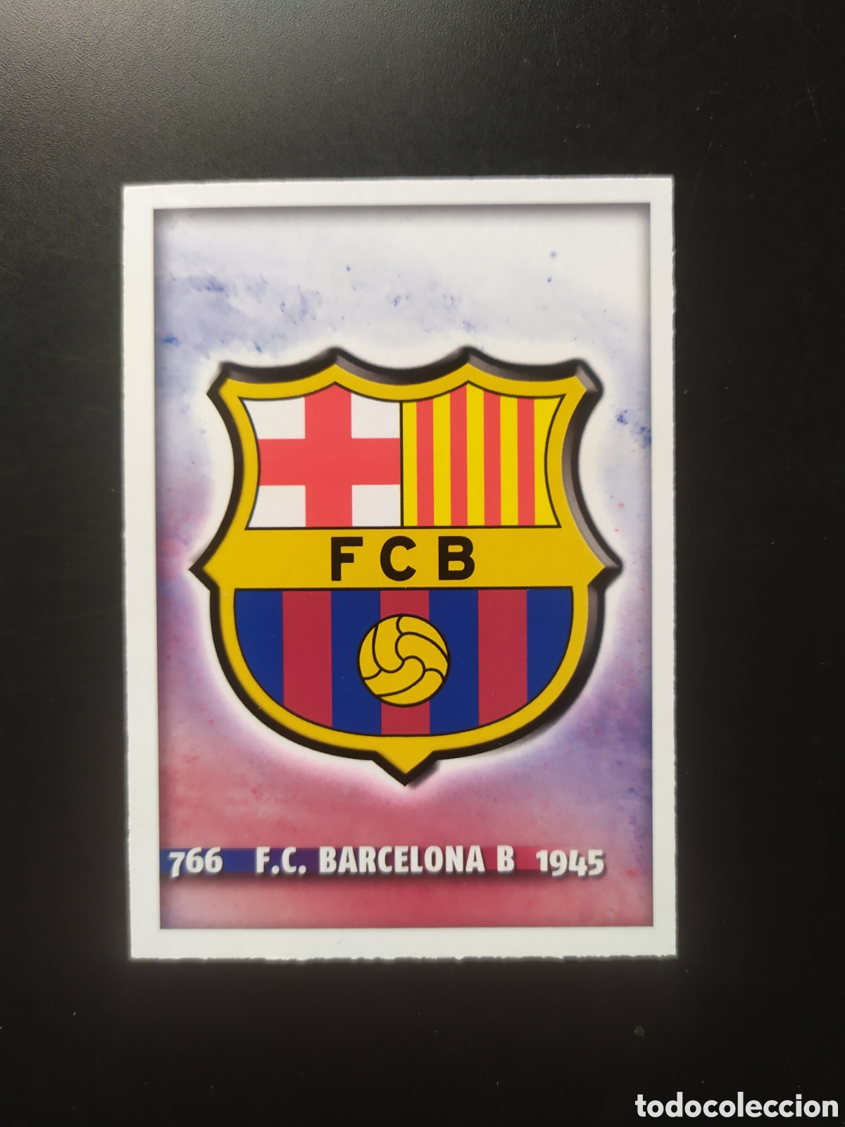 Cromos de f&uacute;tbol: Mundicromo fichas Liga 2014 2015 14 15 escudo n&deg; 766 Barcelona B