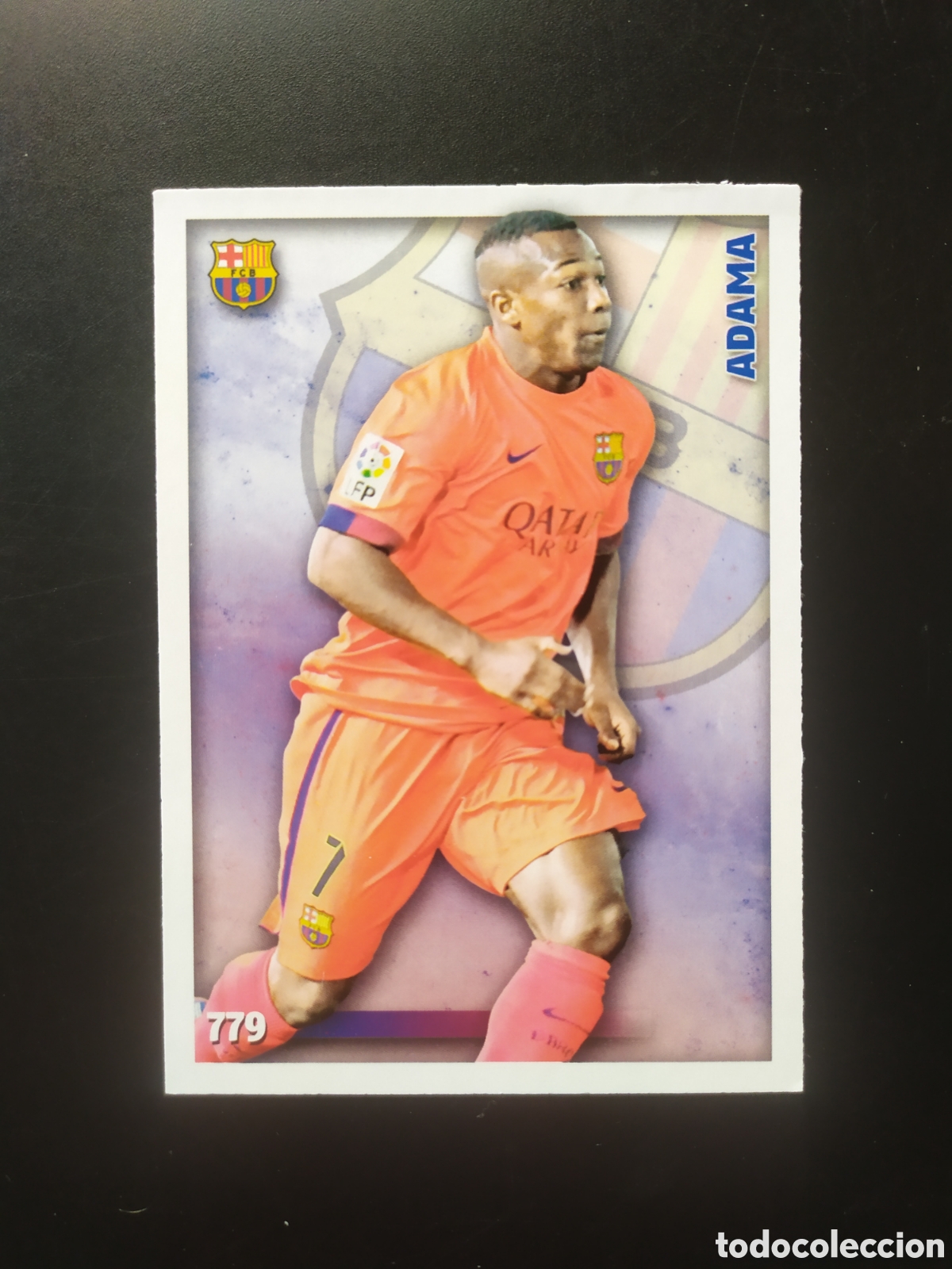 Cromos de F&uacute;tbol: Mundicromo fichas Liga 2014 2015 14 15 Adama rookie n&deg; 779 Barcelona B