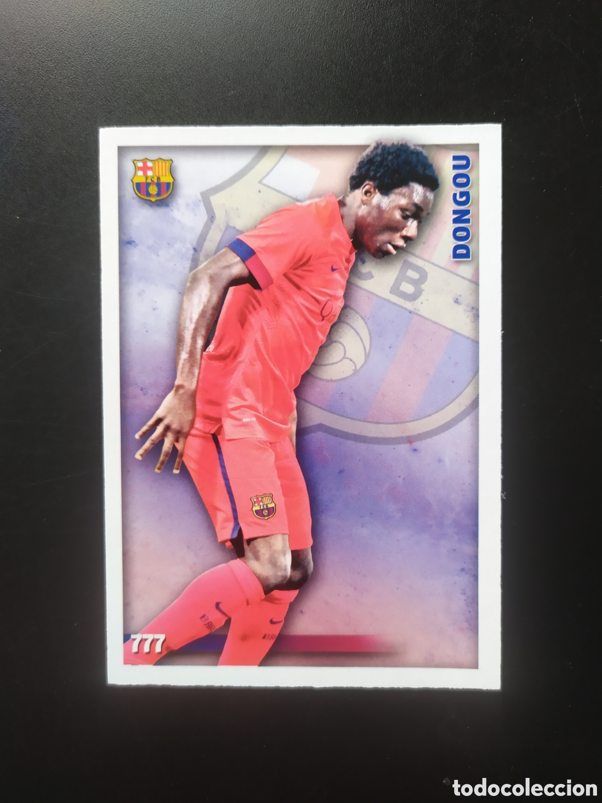 Cromos de Futebol: Mundicromo fichas Liga 2014 2015 14 15 Dongou n&deg; 777 Barcelona B