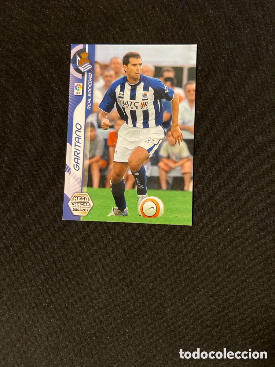 Cromos de F&uacute;tbol: GARITANO 297 (REAL SOCIEDAD) PANINI MEGACRACKS 2006-2007 06 07 CROMO CARTA M-3