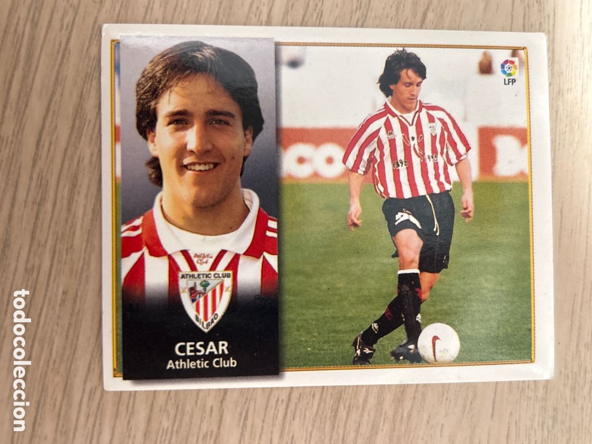 Cromos de F&uacute;tbol: CESAR ATHLETIC DE BILBAO COLOCA LIGA ESTE 1998 1999 98 99 NUNCA PEGADO SIN PEGAR