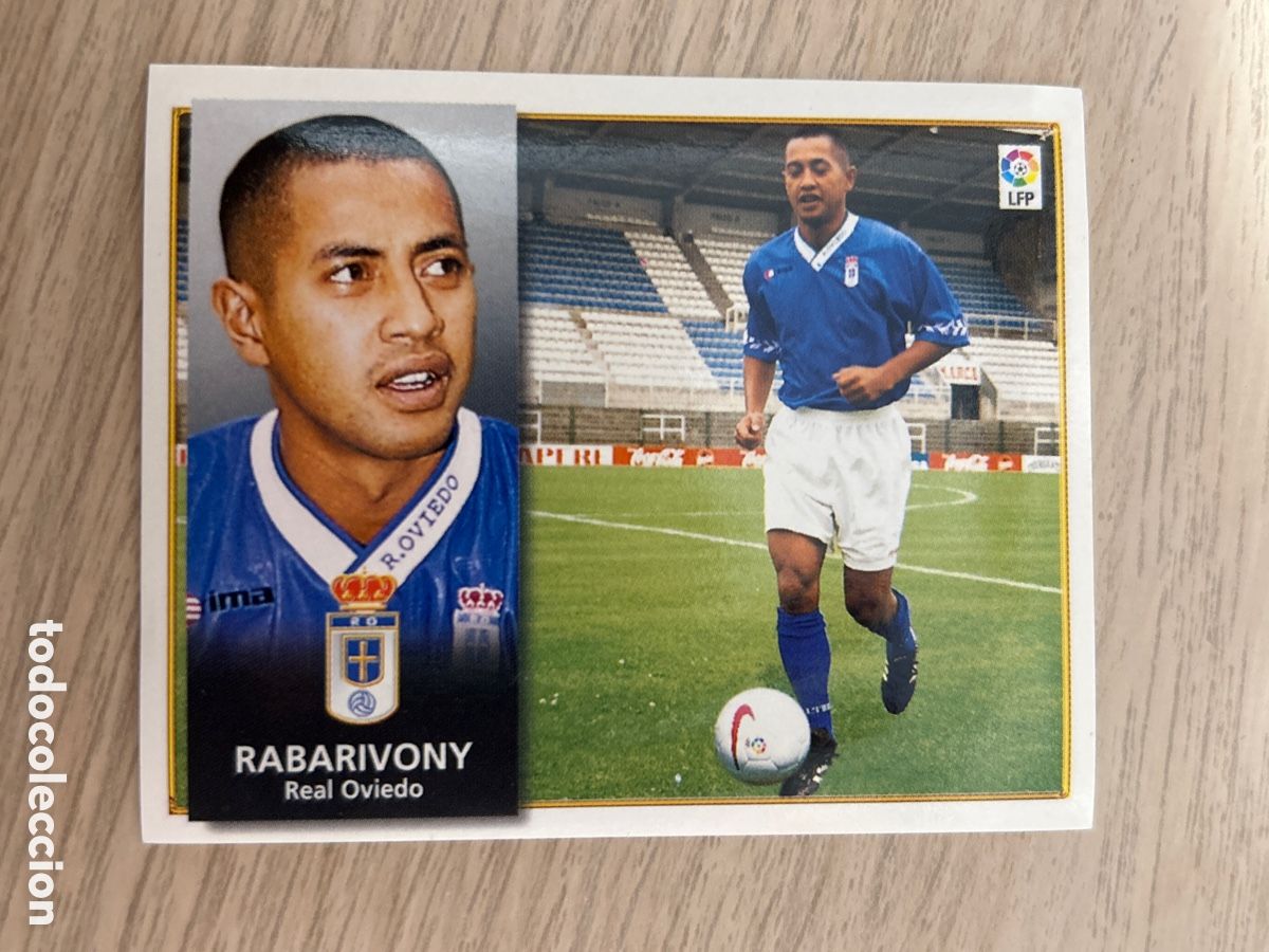 Football Stickers: RABARIVONY COLOCA OVIEDO LIGA ESTE 1998 1999 98 99 NUNCA PEGADO SIN PEGAR