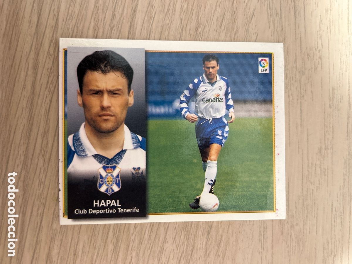 Cromos de F&uacute;tbol: HAPAL TENERIFE COLOCA LIGA ESTE 1998 1999 98 99 NUNCA PEGADO SIN PEGAR