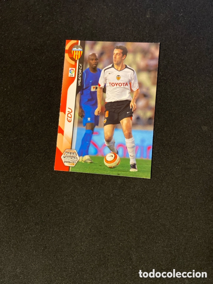 Cromos de Futebol: EDU 315 (VALENCIA) PANINI MEGACRACKS 2006-2007 06 07 CROMO CARTA M-3