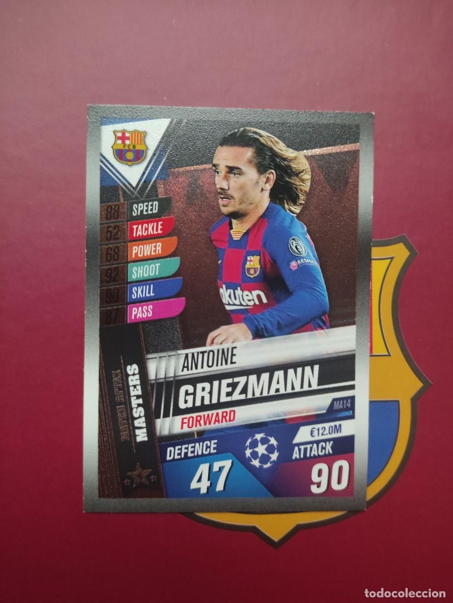 Fu&szlig;ball-Sticker: MA14 GRIEZMANN MASTER Barcelona MATCH ATTAX 101 TOPPS 2019-20