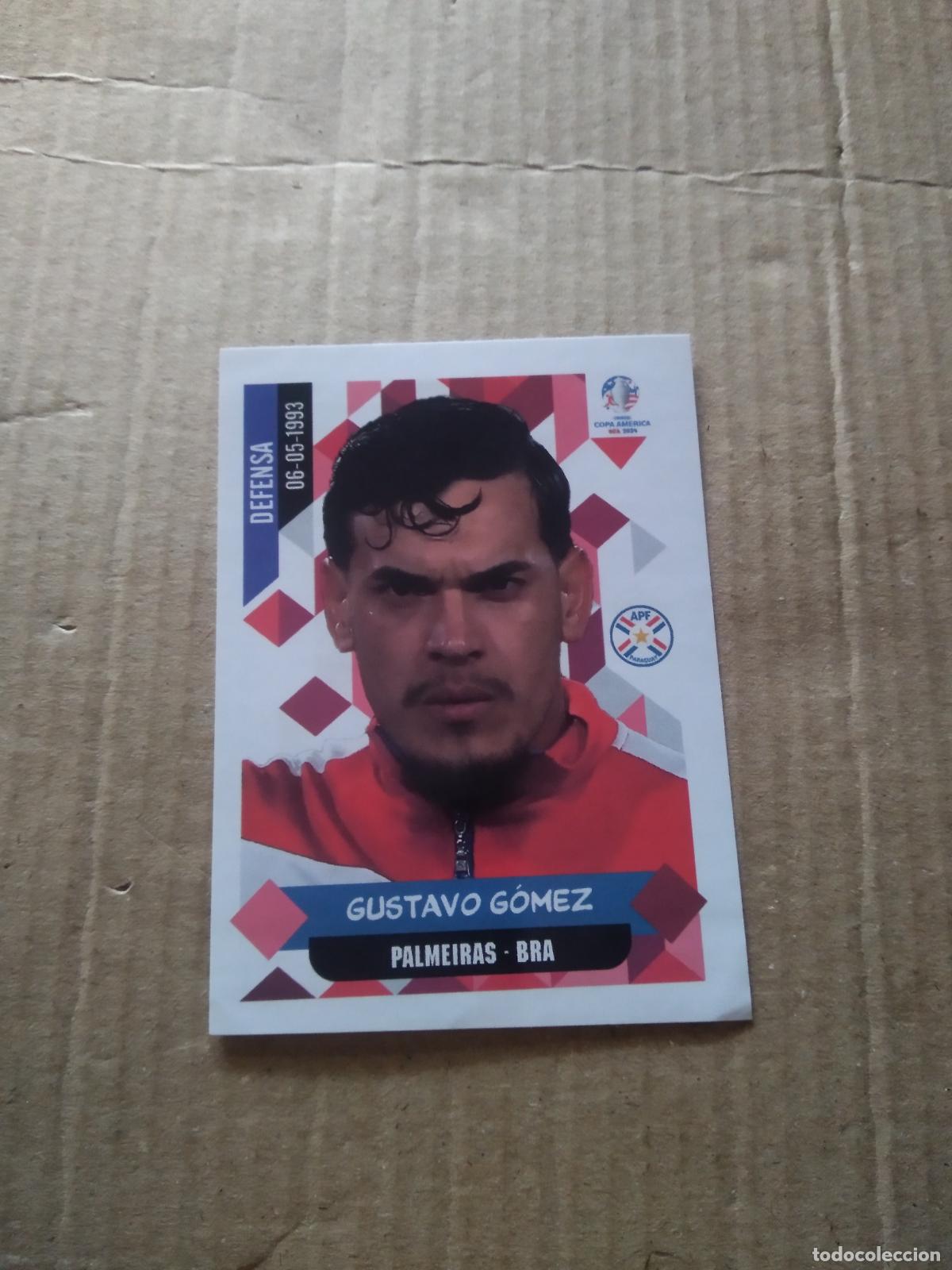 Cromos de F&uacute;tbol: 211 GUSTAVO GOMEZ PARAGUAY CROMO FUTBOL COPA AMERICA 2024 EDITORIAL MAJESTAD
