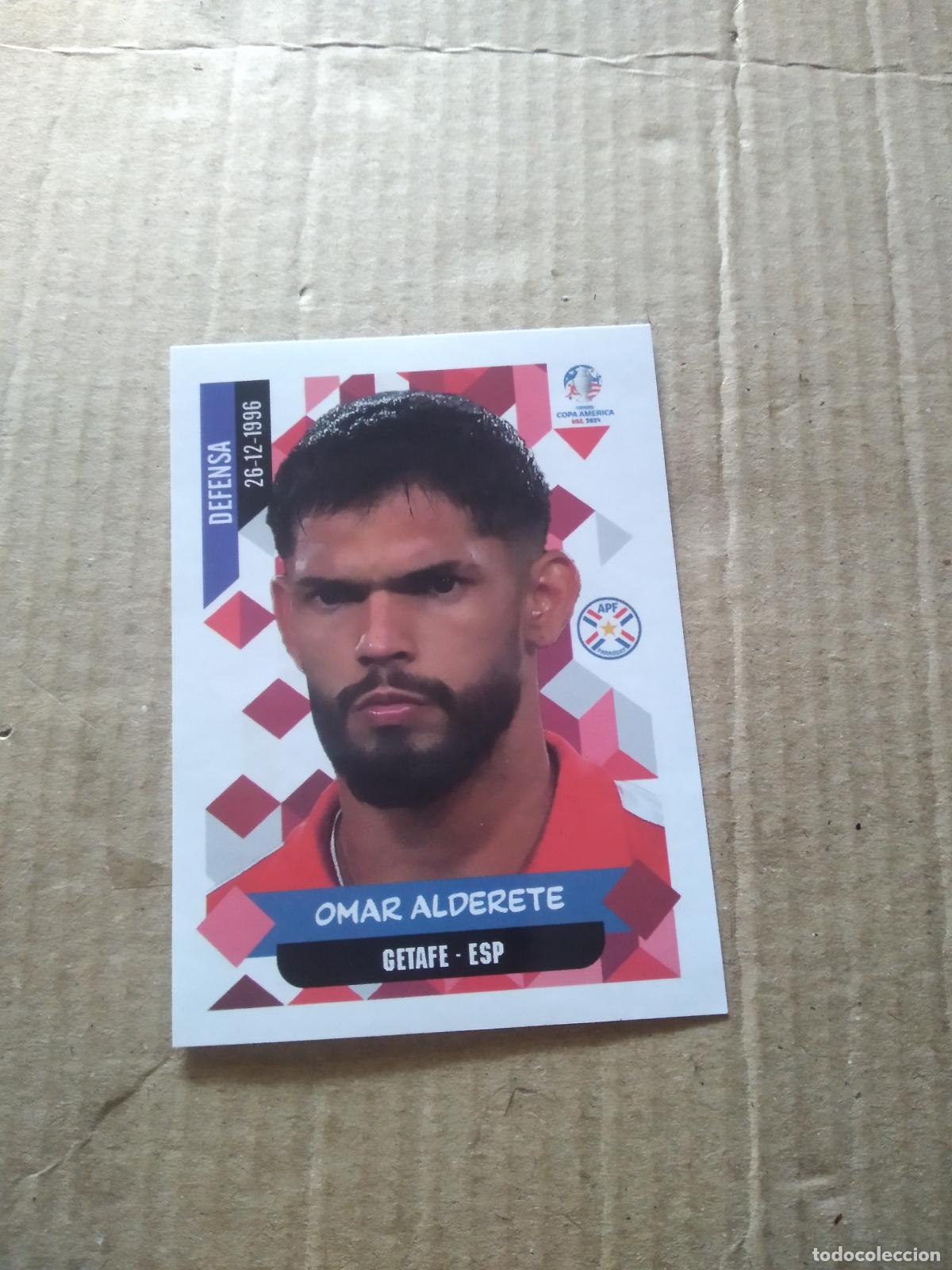 Cromos de F&uacute;tbol: 213 OMAR ALDERETE PARAGUAY CROMO FUTBOL COPA AMERICA 2024 EDITORIAL MAJESTAD