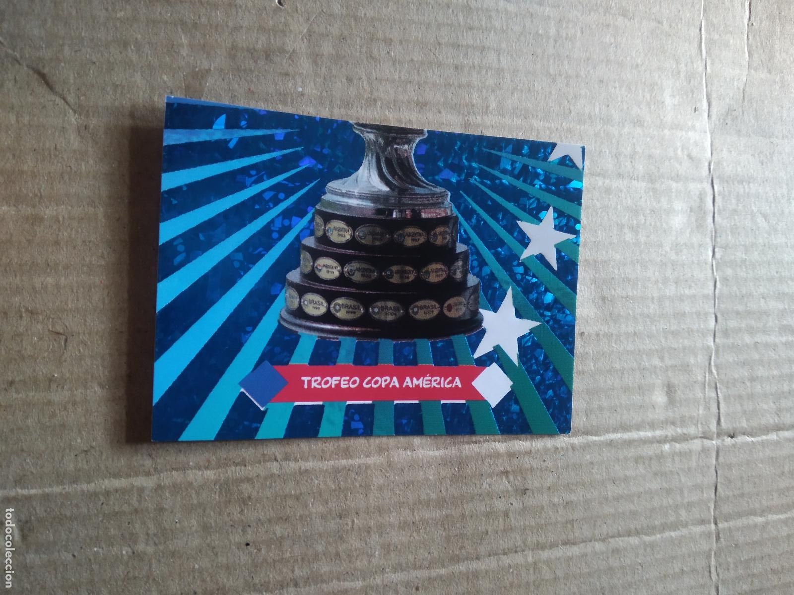 Cromos de F&uacute;tbol: CA2 TROFEO COPA CROMO FUTBOL COPA AMERICA 2024 EDITORIAL MAJESTAD
