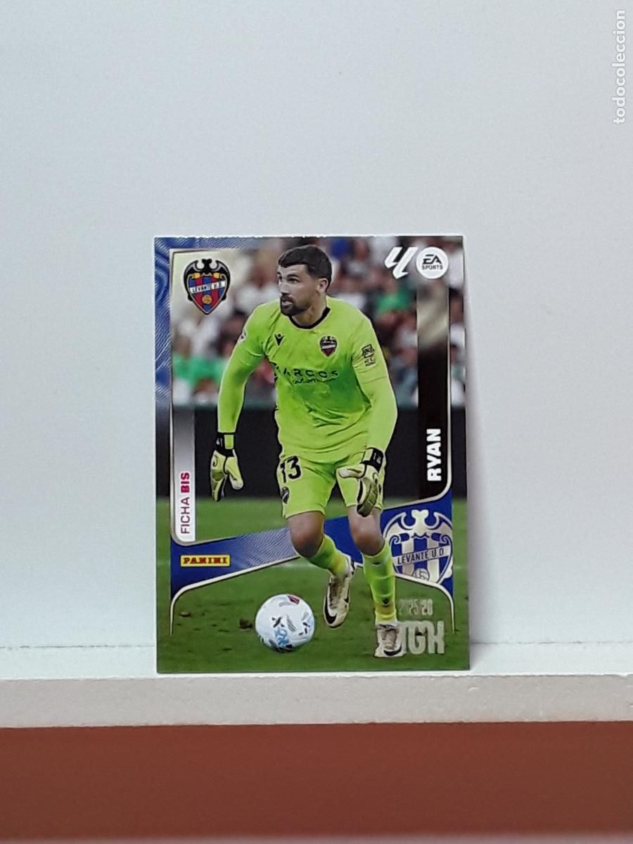 Cromos de F&uacute;tbol: MEGACRACKS 2025 2026 MGK 25 26 ALBUM PANINI LIGA N 201BIS 201 BIS LEVANTE TERCERA DAVID RYAN