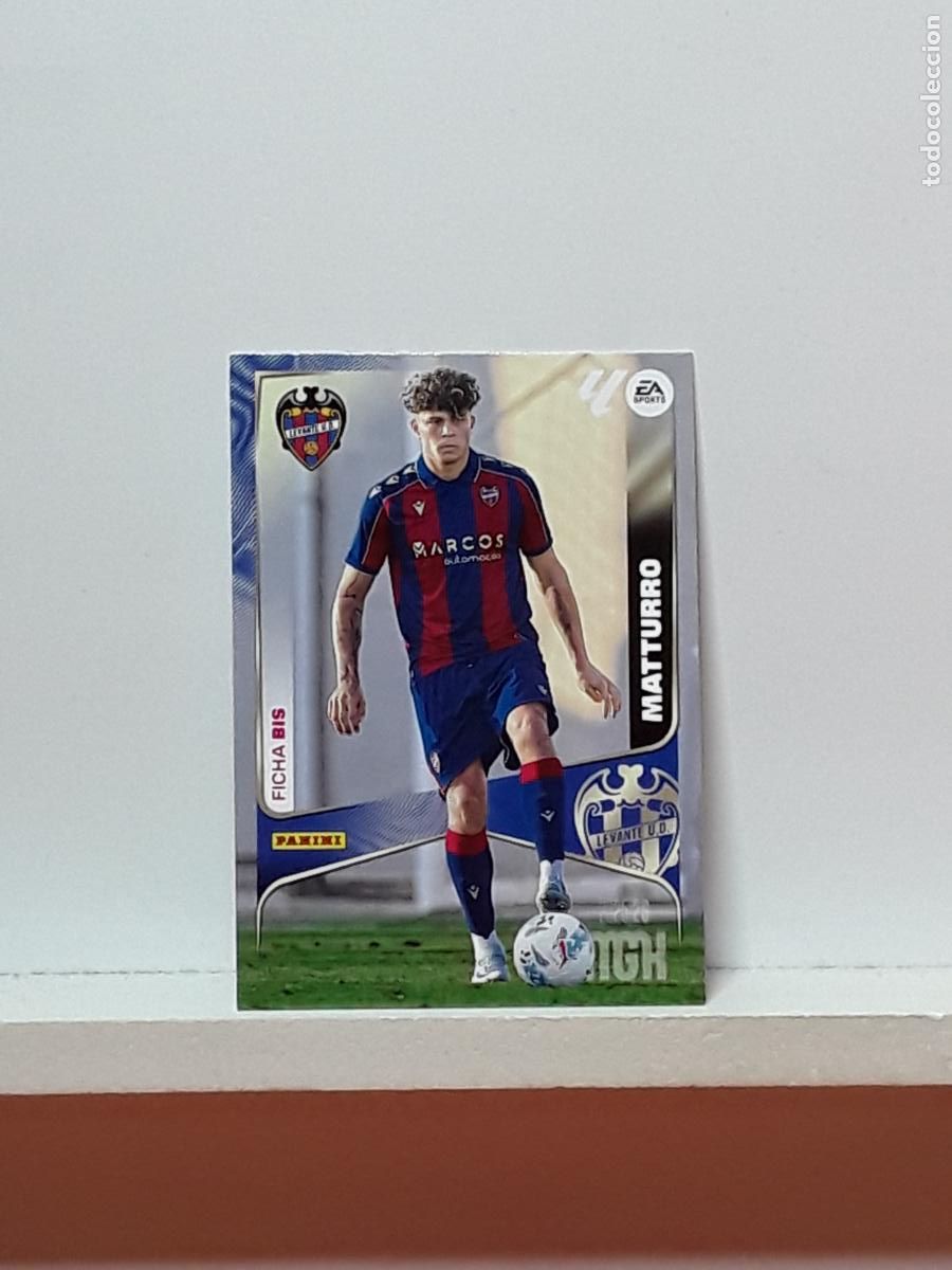 Cromos de F&uacute;tbol: MEGACRACKS 2025 2026 MGK 25 26 ALBUM PANINI LIGA N 204BIS 204 BIS LEVANTE TERCERA MATTURRO
