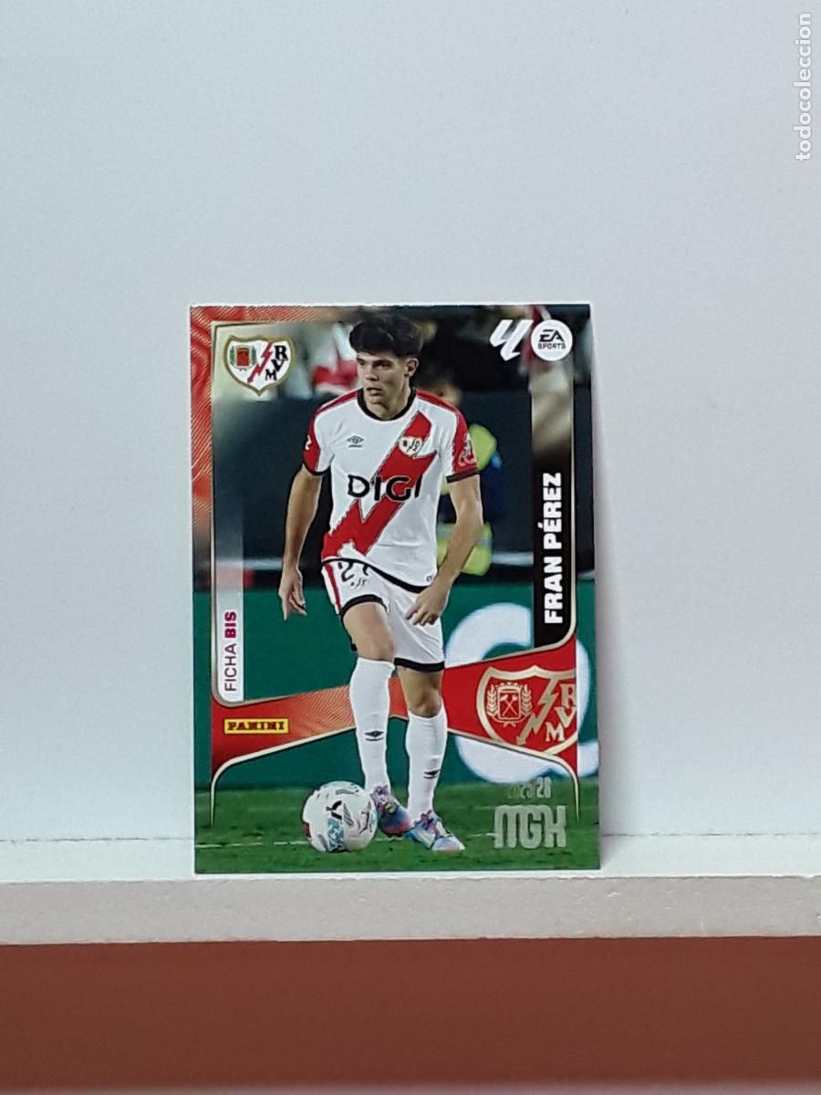 Cromos de F&uacute;tbol: MEGACRACKS 2025 2026 MGK 25 26 ALBUM PANINI LIGA N 306BIS 306 BIS RAYO VALLECANO TERCERA FRAN PEREZ