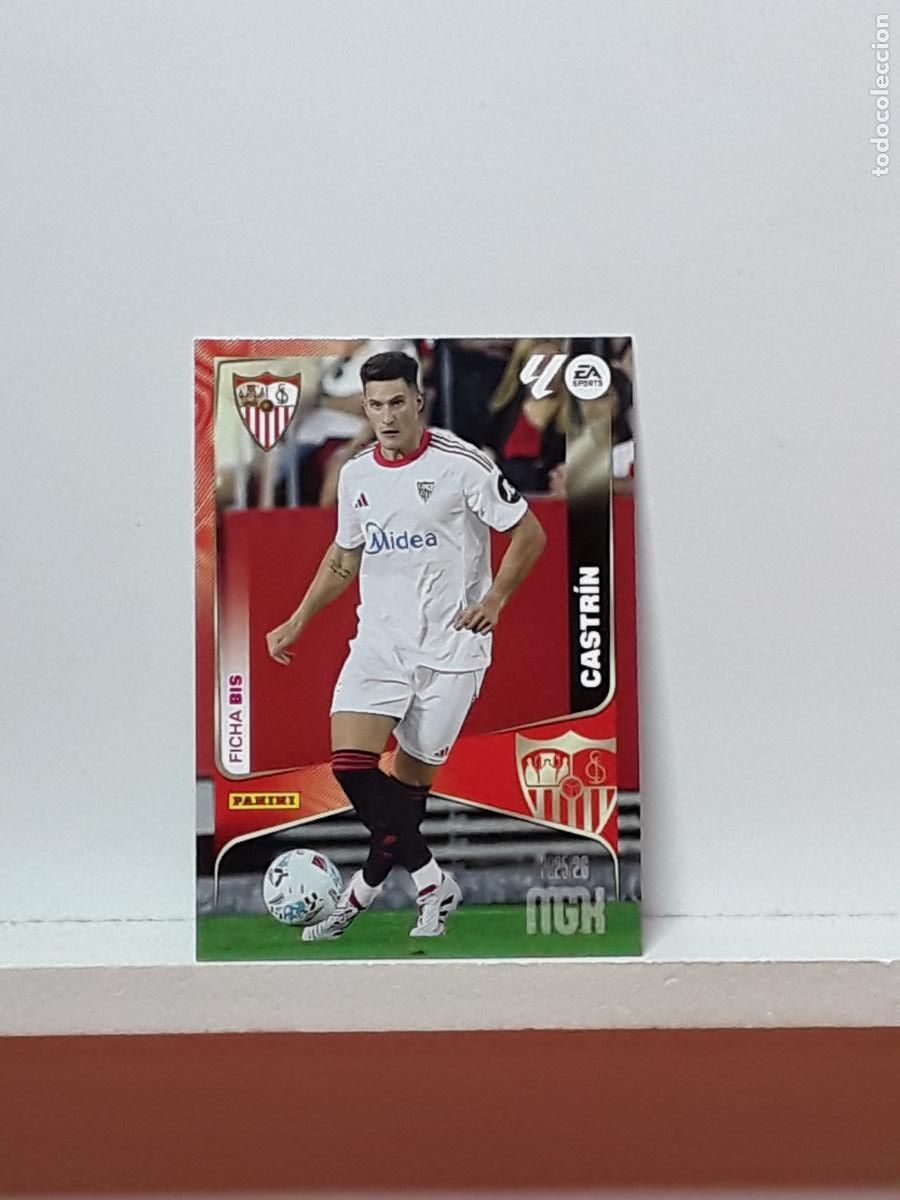 Cromos de F&uacute;tbol: MEGACRACKS 2025 2026 MGK 25 26 ALBUM PANINI LIGA N 331BIS 331 BIS SEVILLA TERCERA CASTRIN