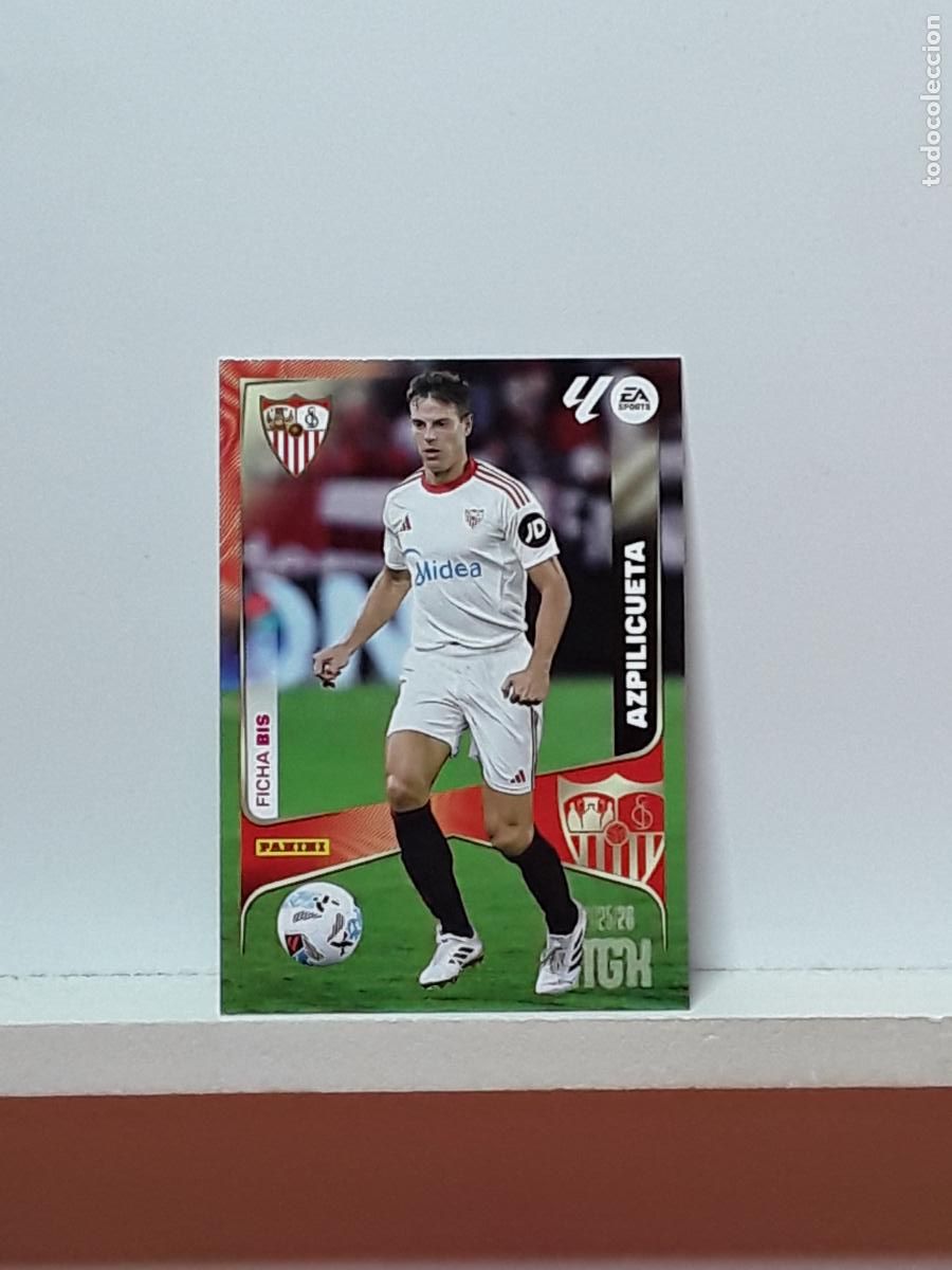 Cromos de F&uacute;tbol: MEGACRACKS 2025 2026 MGK 25 26 ALBUM PANINI LIGA N 333BIS 333 BIS SEVILLA TERCERA AZPILICUETA
