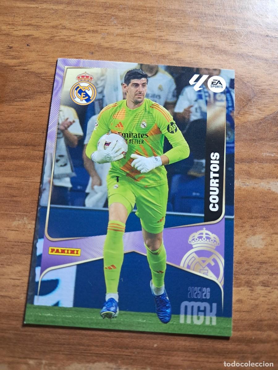 Cromos de F&uacute;tbol: CARD MEGACRACKS TEMPORADA 25/26: COURTOIS (REAL MADRID), N&deg; 218
