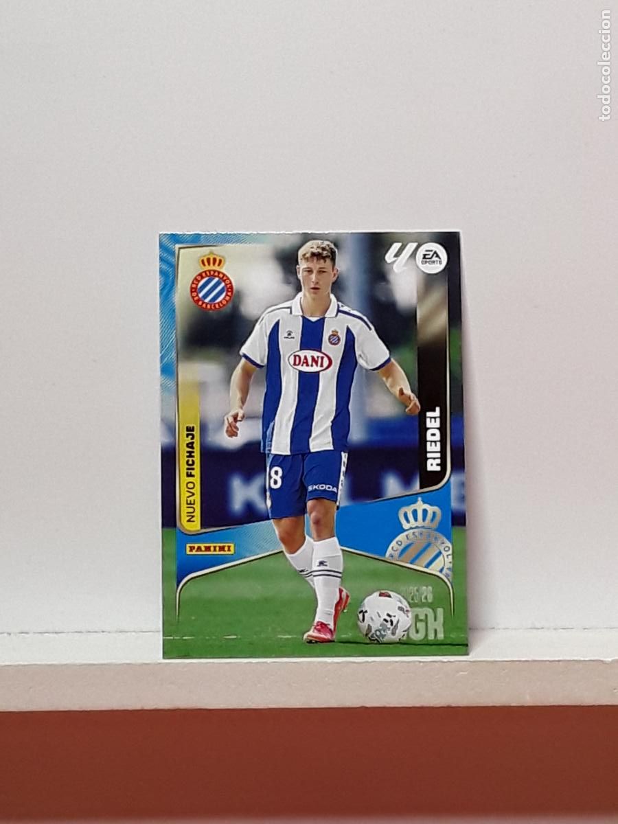 Figurine di Calcio: MEGACRACKS 2025 2026 MGK 25 26 ALBUM PANINI LIGA N 488 ESPANYOL TERCERA RIEDEL