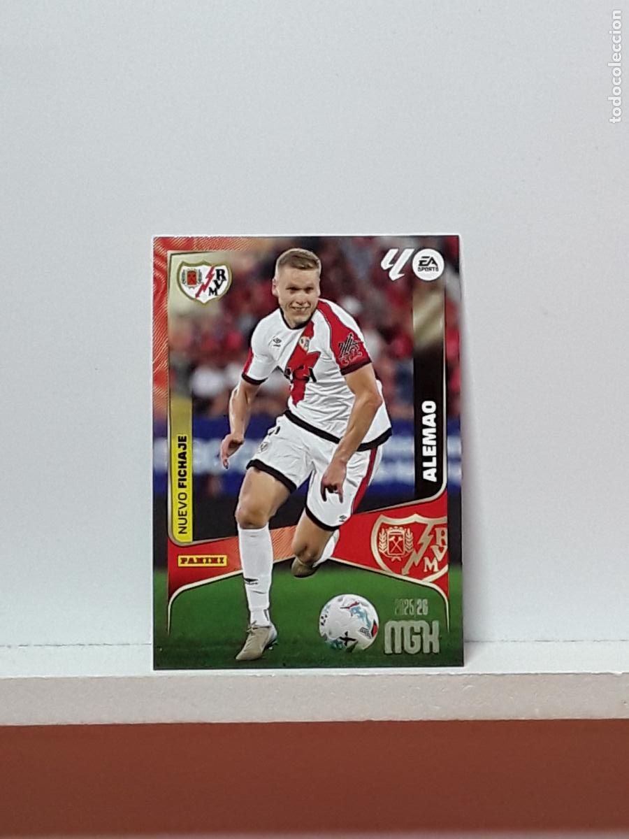 Cromos de F&uacute;tbol: MEGACRACKS 2025 2026 MGK 25 26 ALBUM PANINI LIGA N 494 RAYO VALLECANO TERCERA ALEMAO